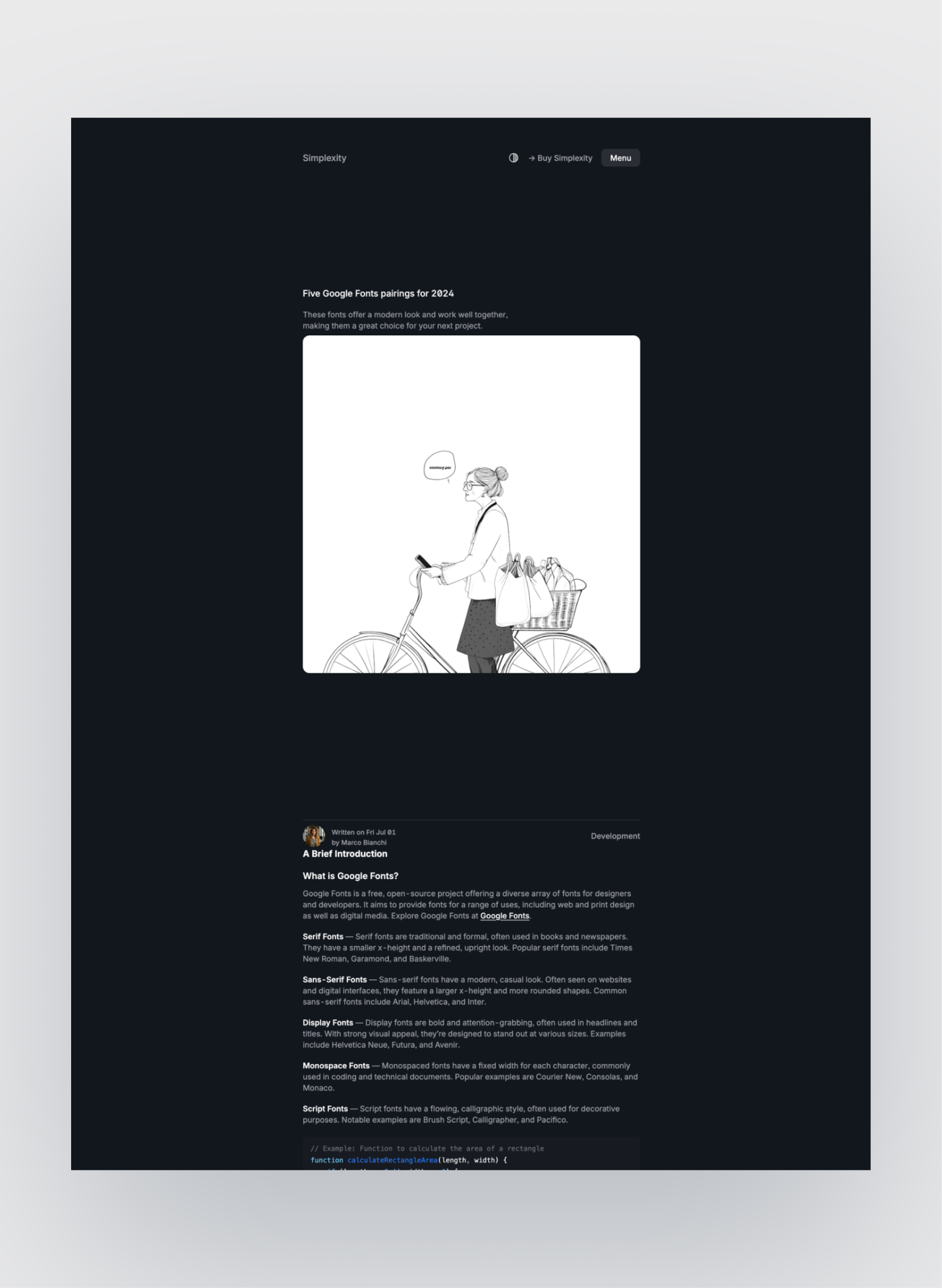 Simplexity testimonials section