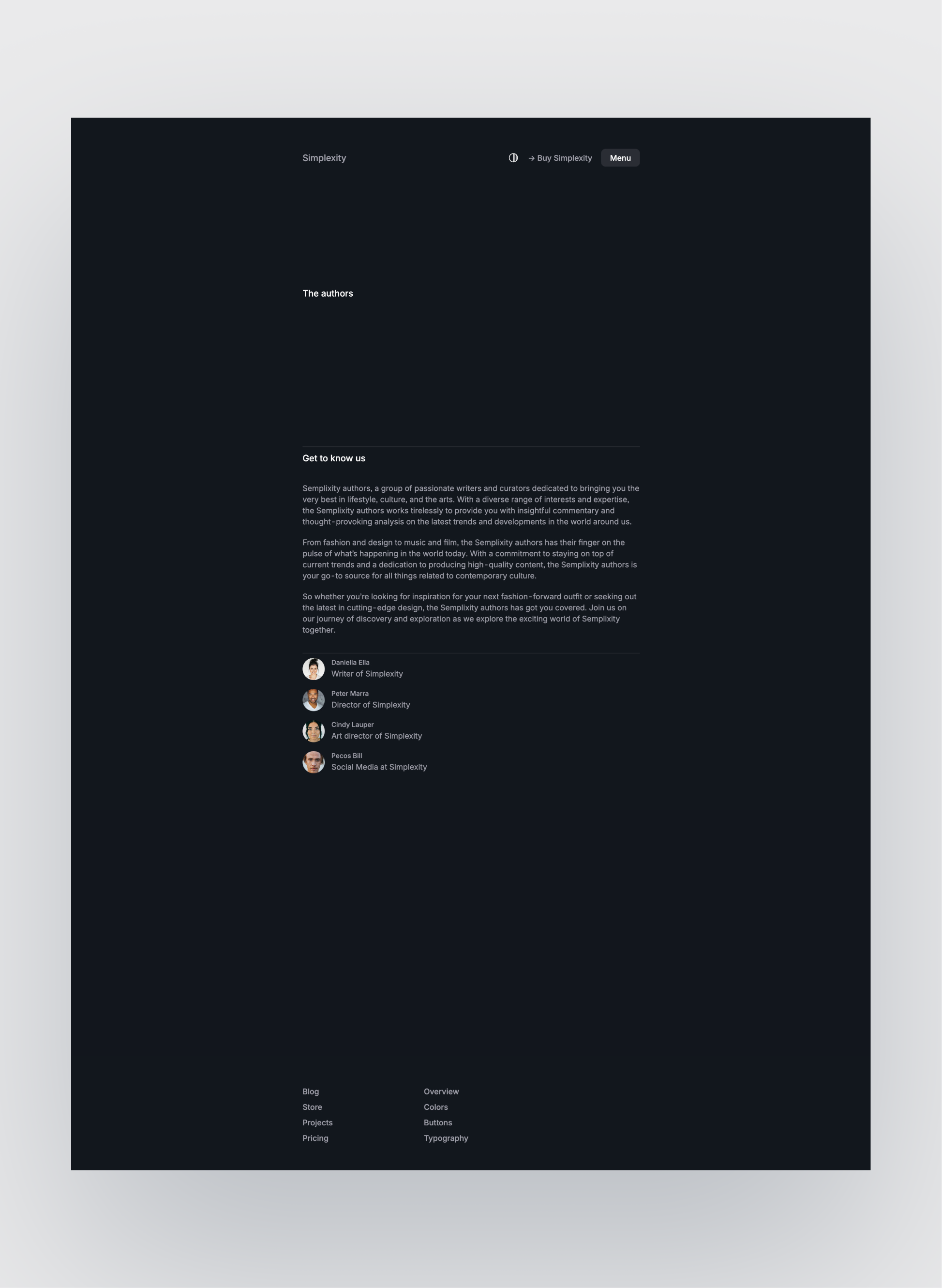 Simplexity blog archive