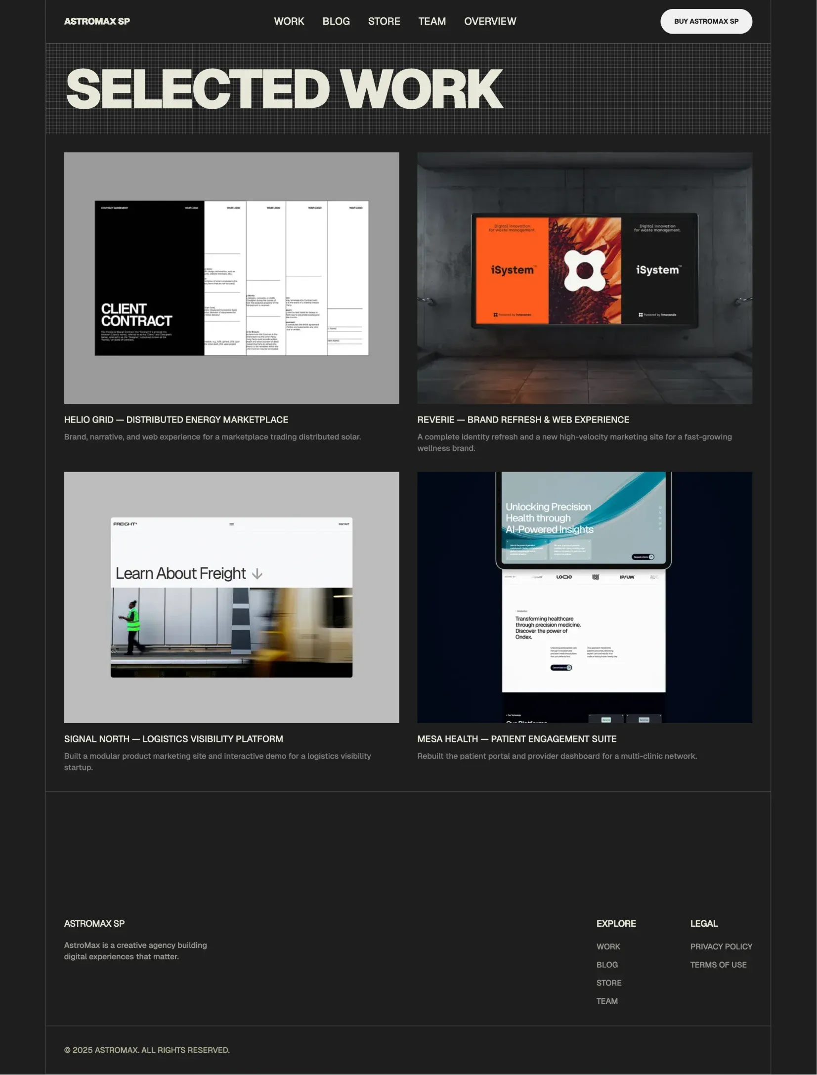 astromaxsp featured work and project showcase
