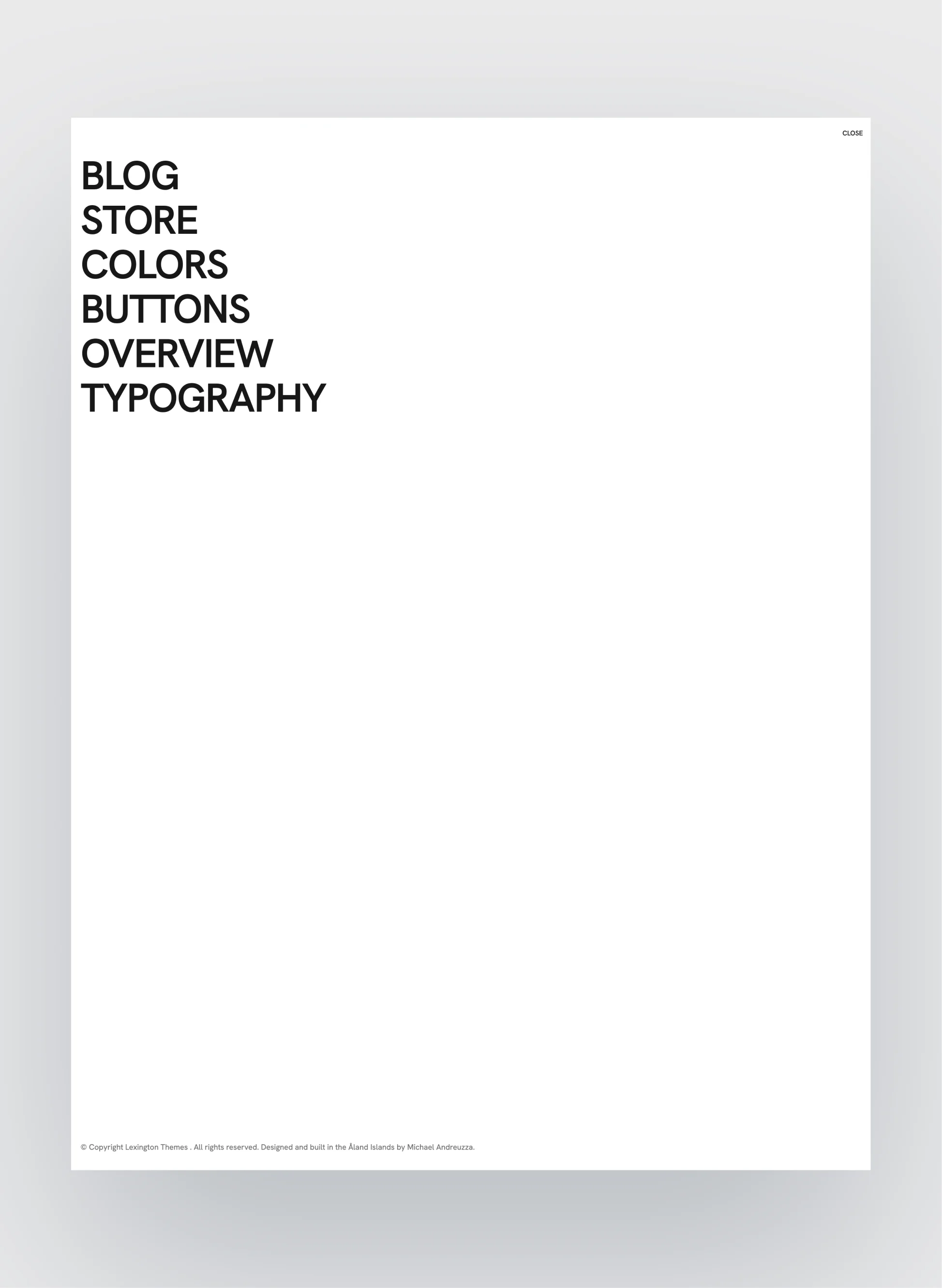 Riflesso photography grid layout