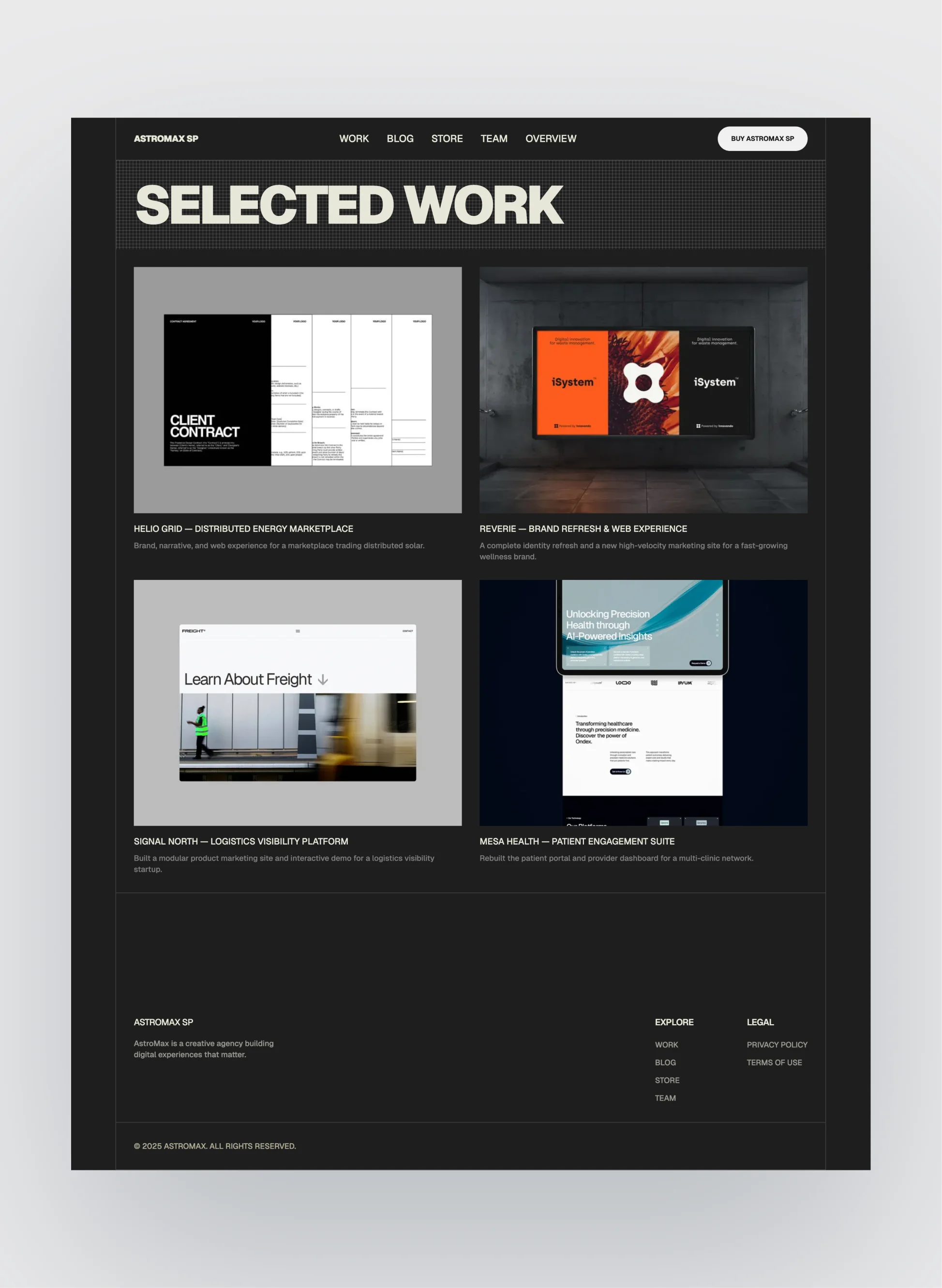 astromaxsp featured work and project showcase