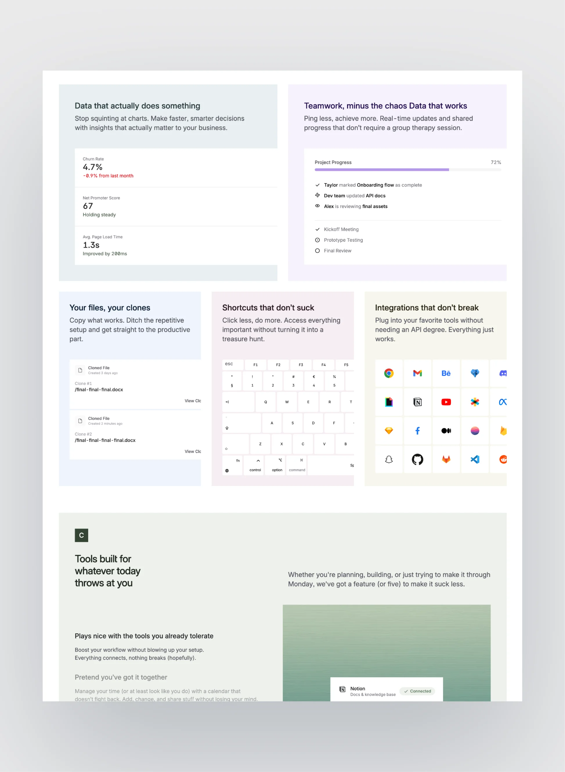 Alfred about page layout