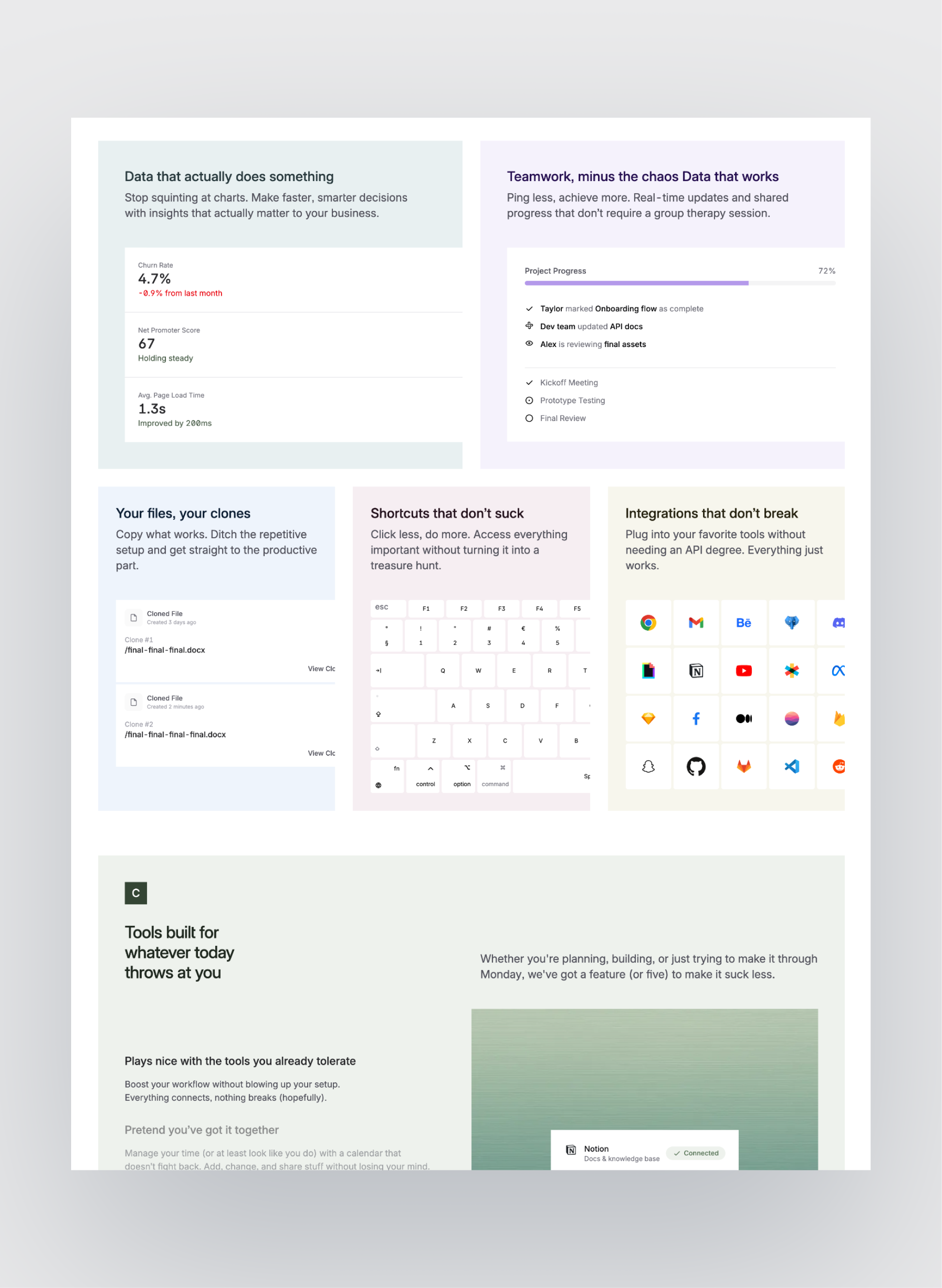 Alfred about page layout