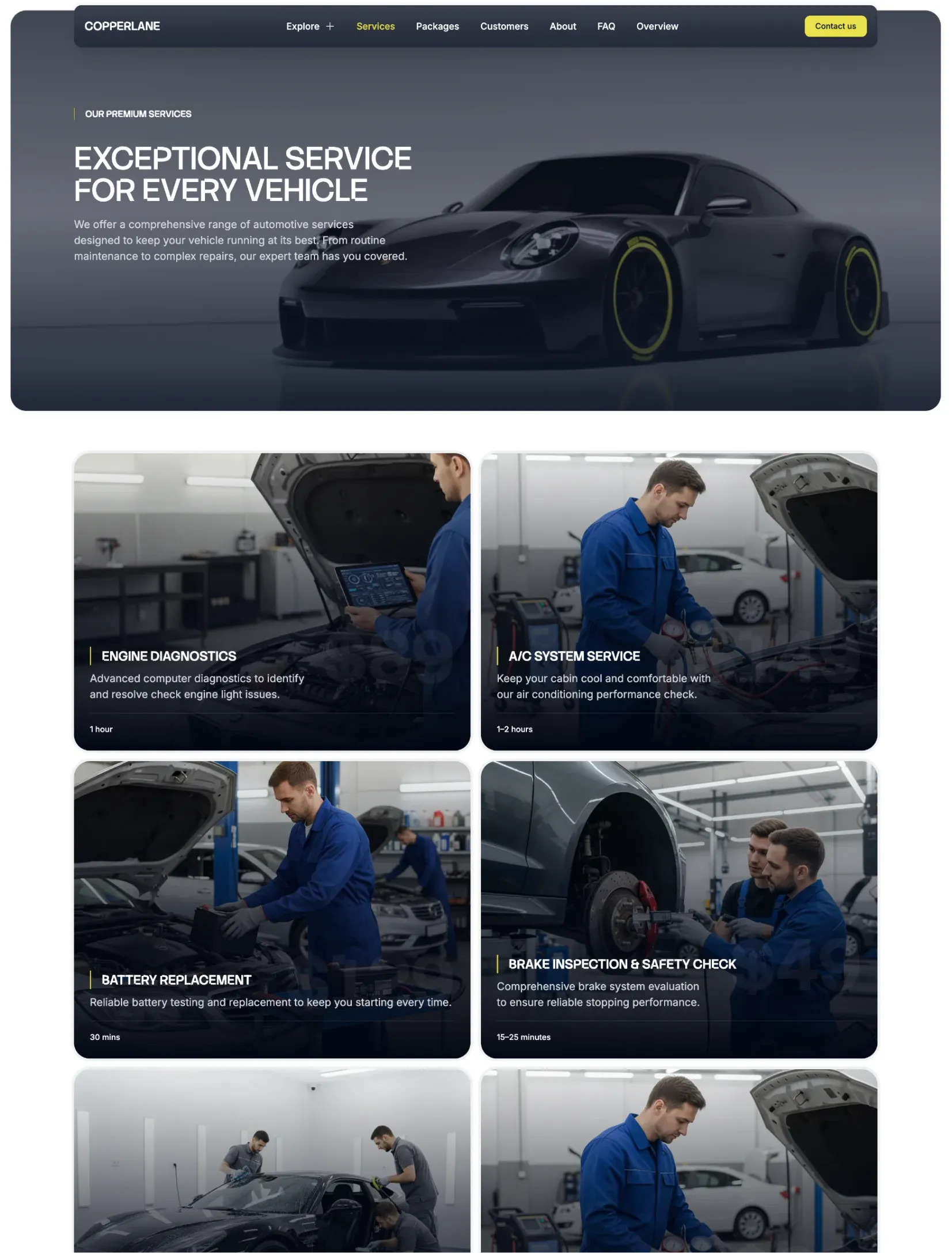 Copperlane help center and FAQs for automotive services