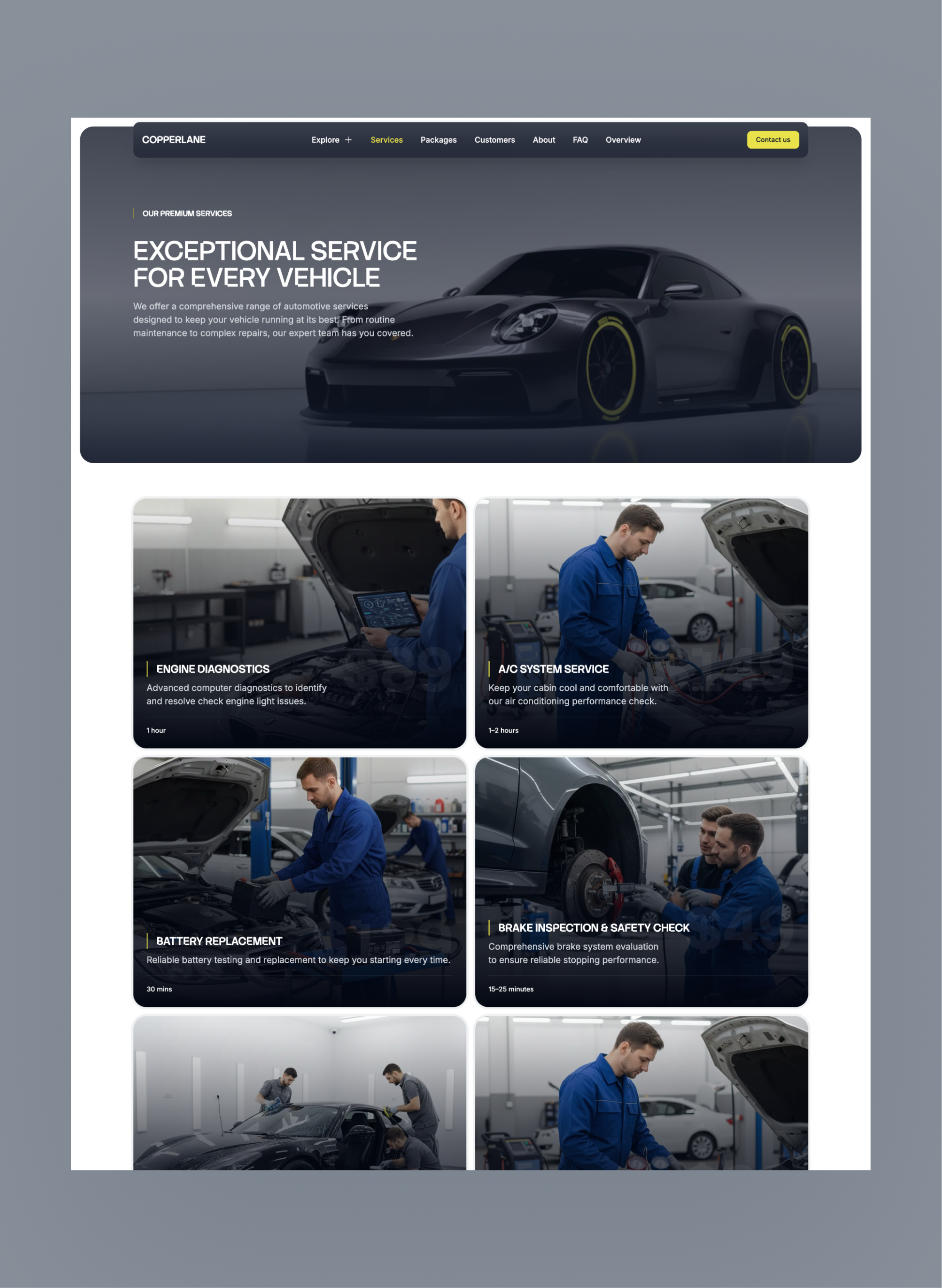 Copperlane help center and FAQs for automotive services