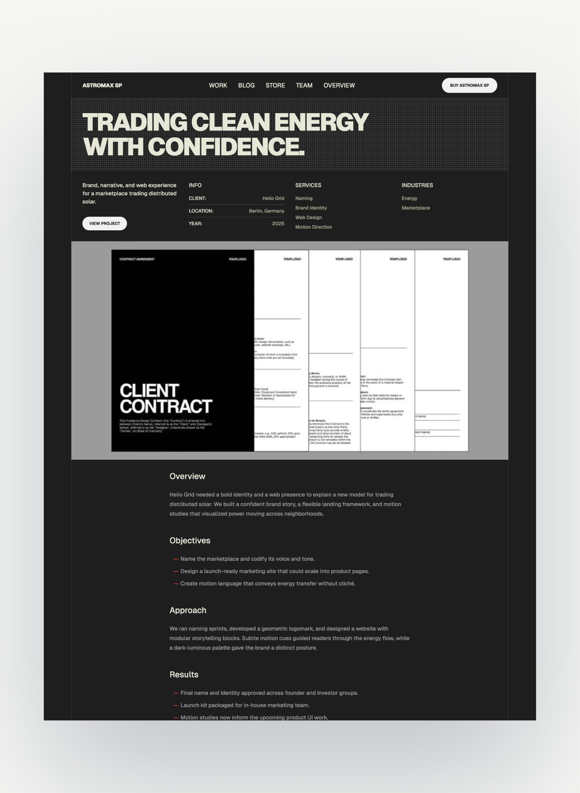 astromaxsp editorial case-study page