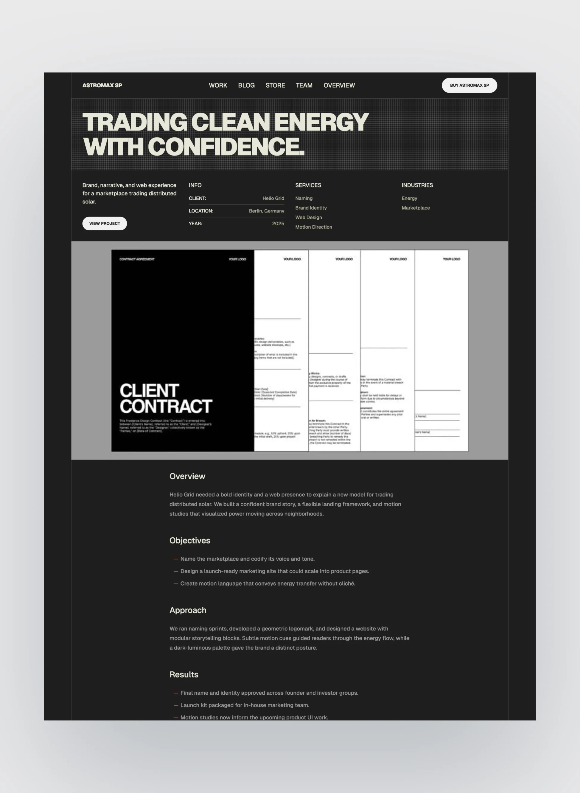 astromaxsp editorial case-study page