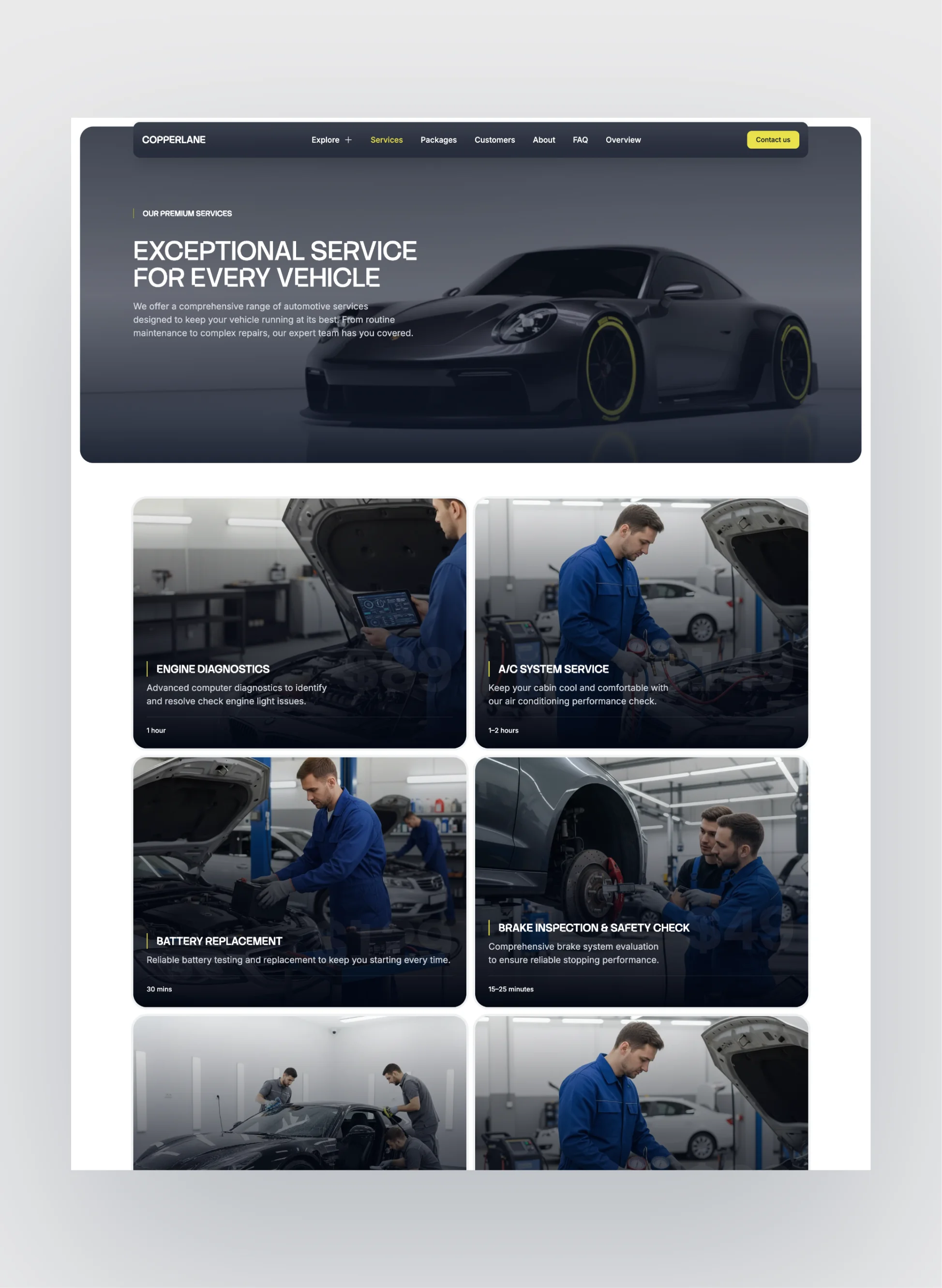 Copperlane help center and FAQs for automotive services