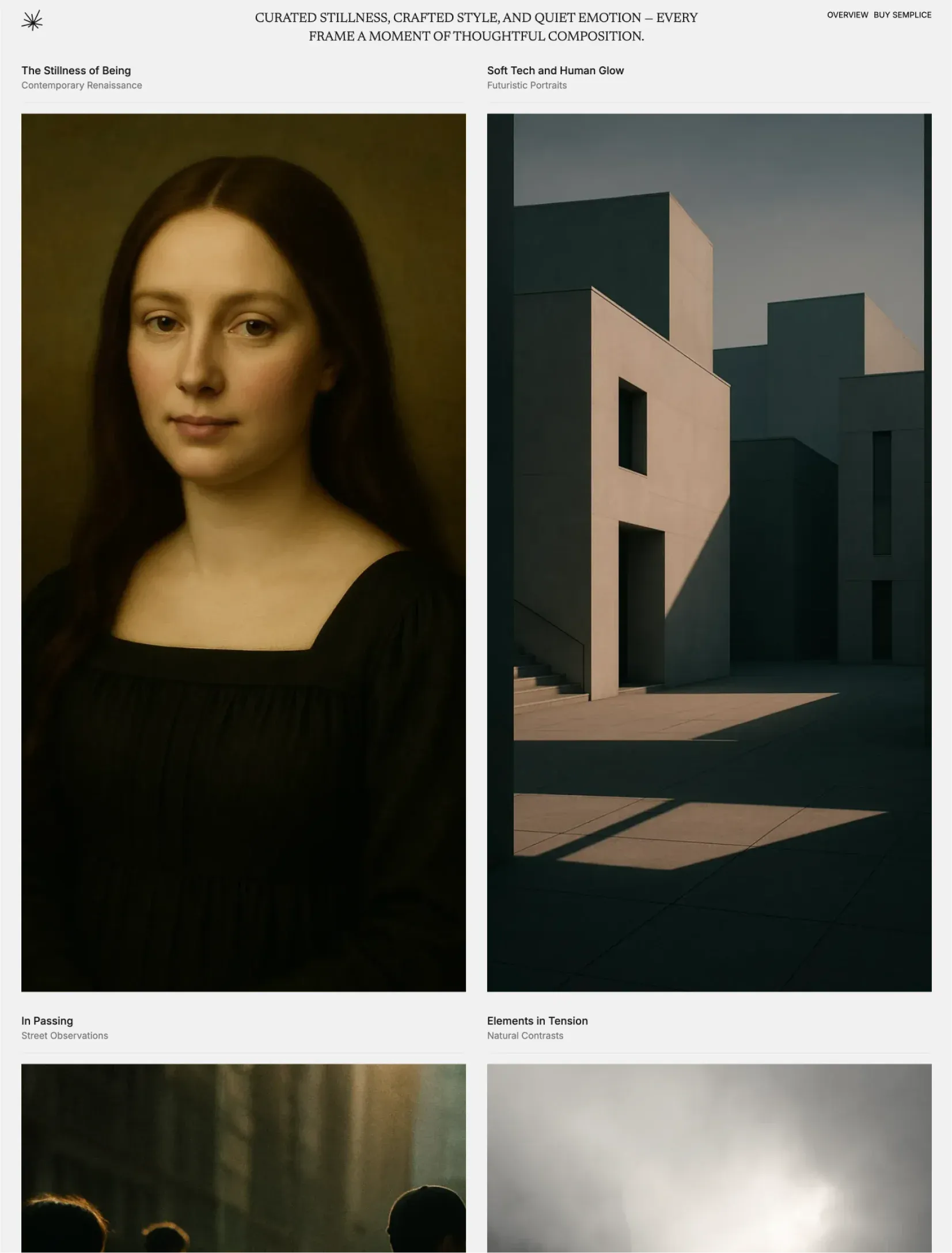 Semplice studio page
