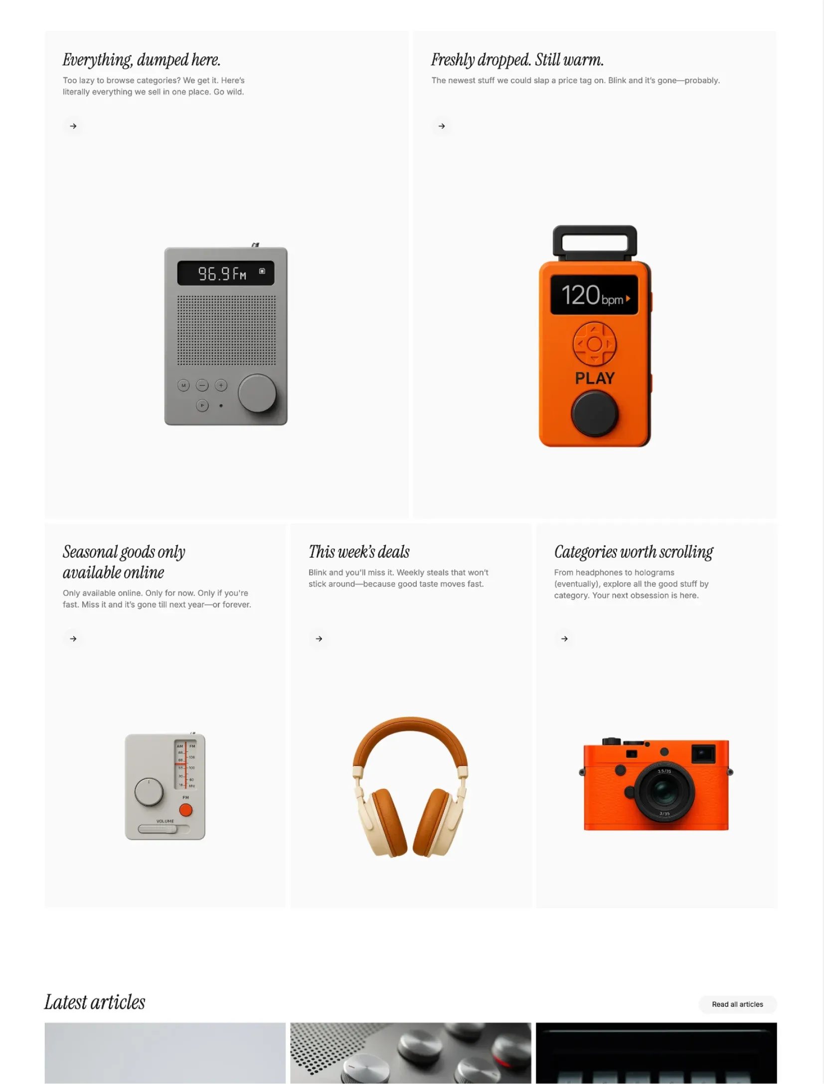 Williamsburg product detail page