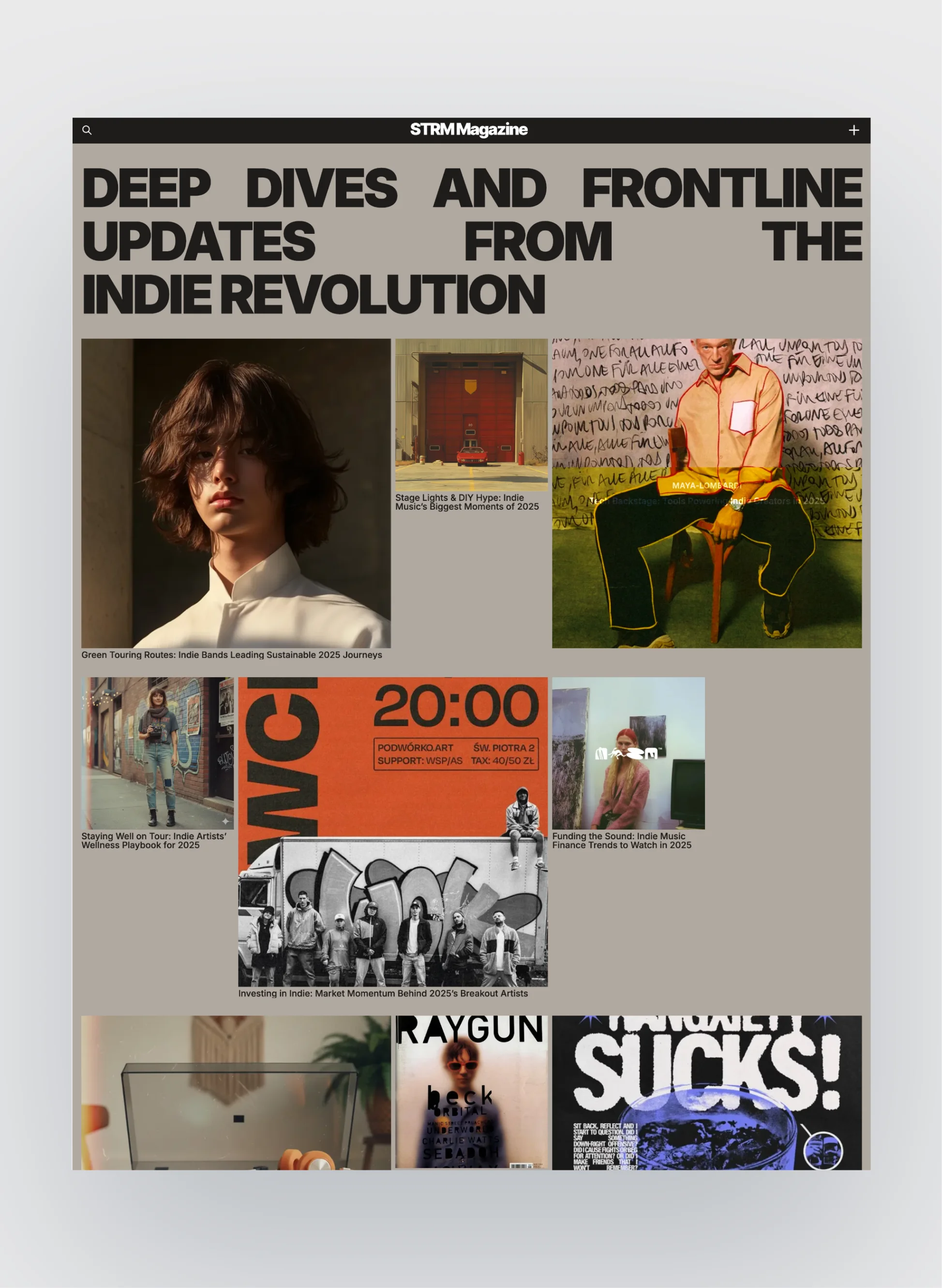 Streamer podcast interface