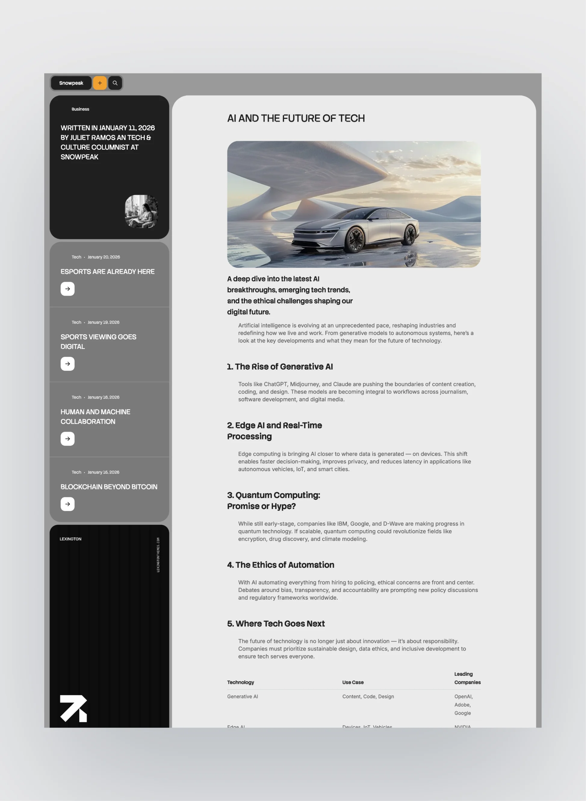 Snowpeak membership landing page