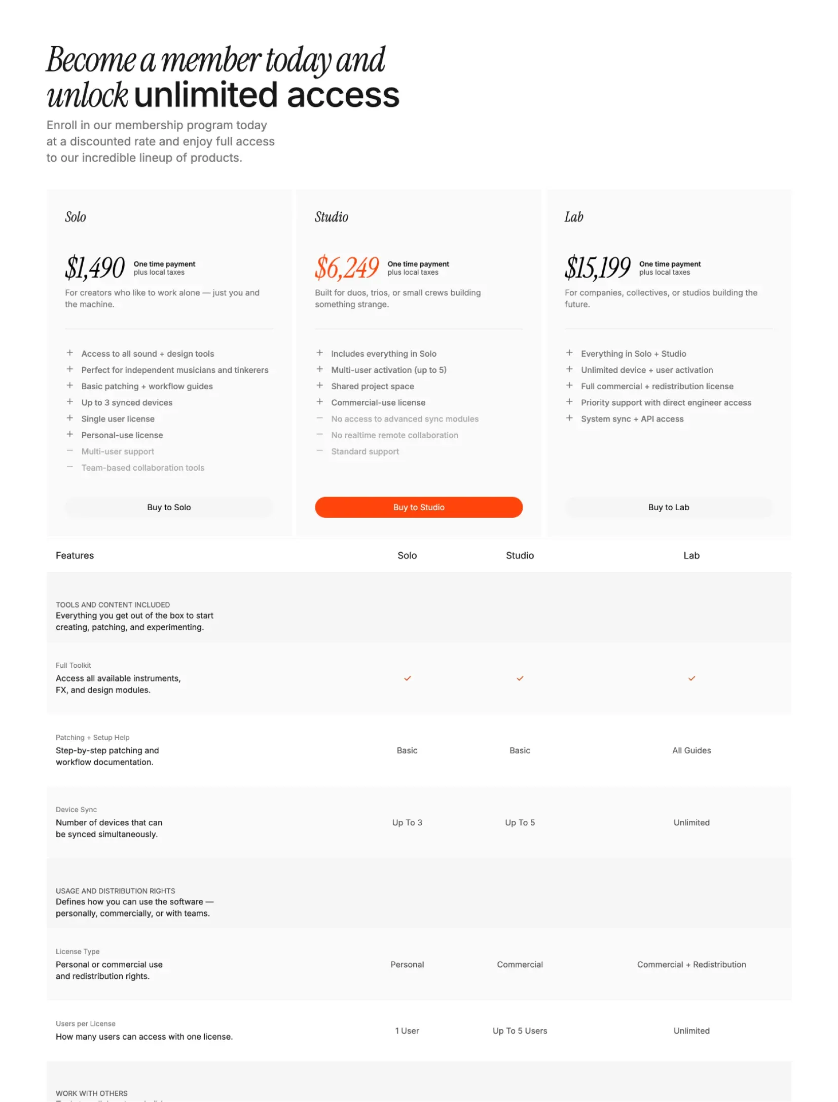 Williamsburg checkout interface