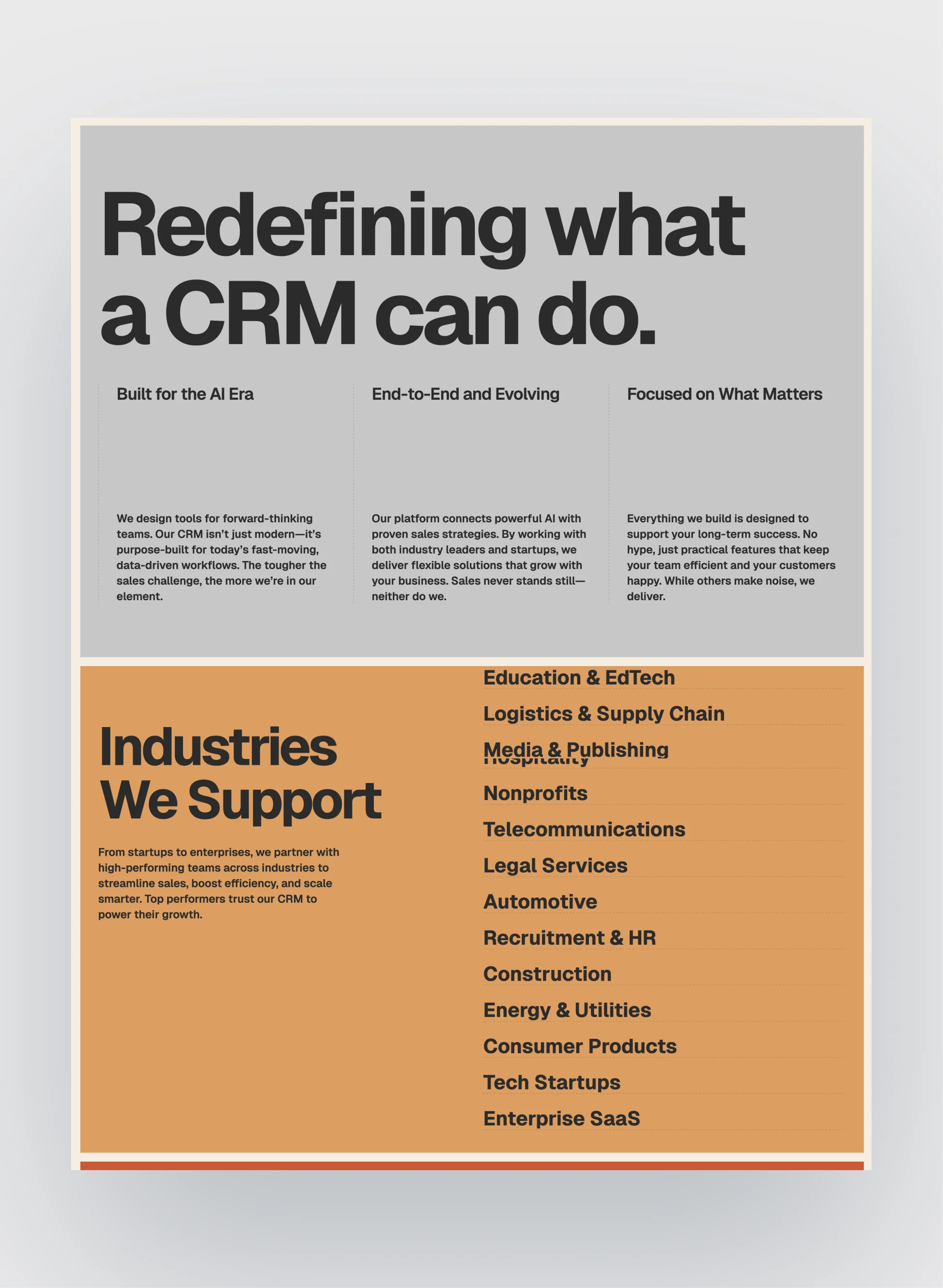 Ælen SaaS blog layout for content marketing