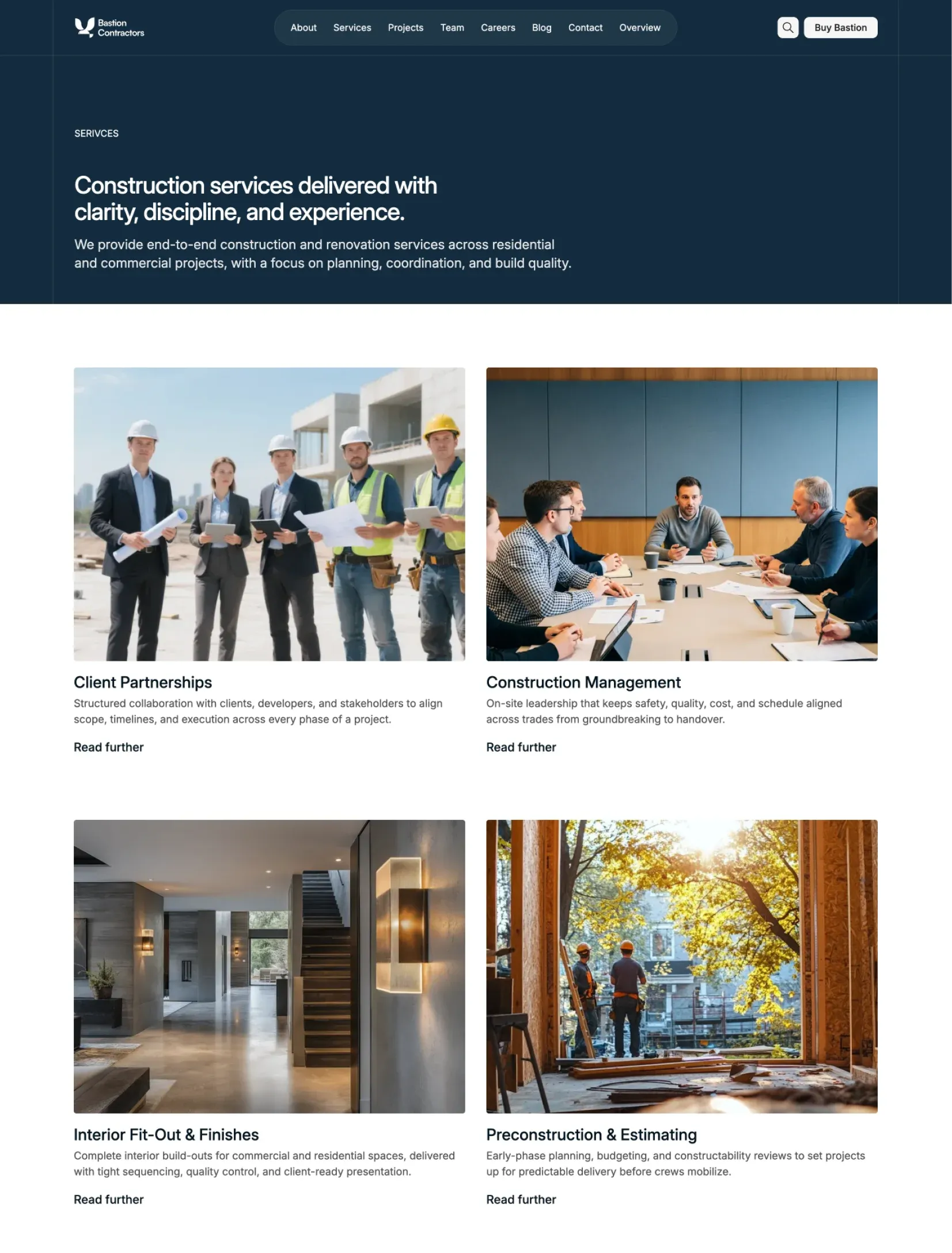Bastion construction careers and job listings