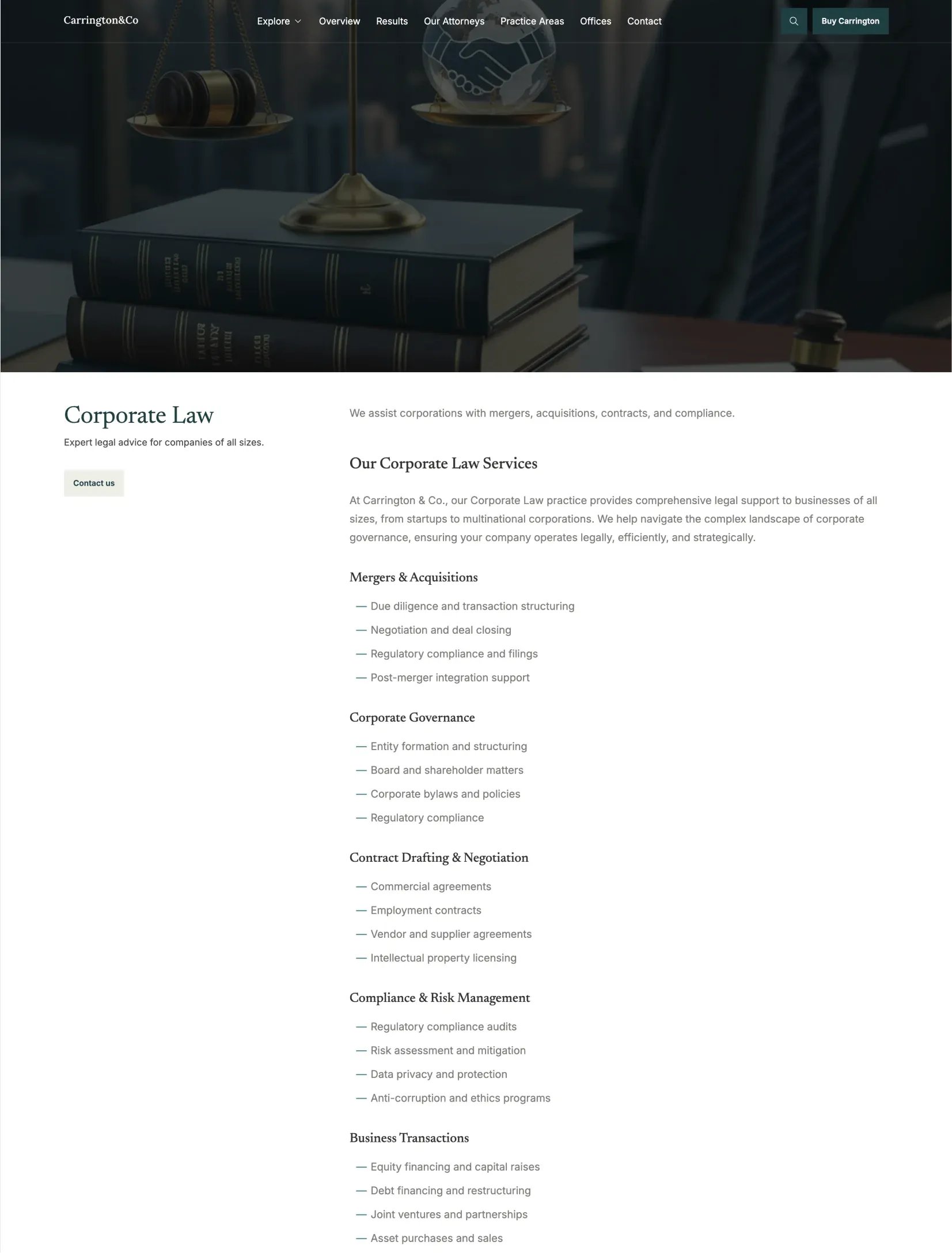 Carrington careers and recruitment page