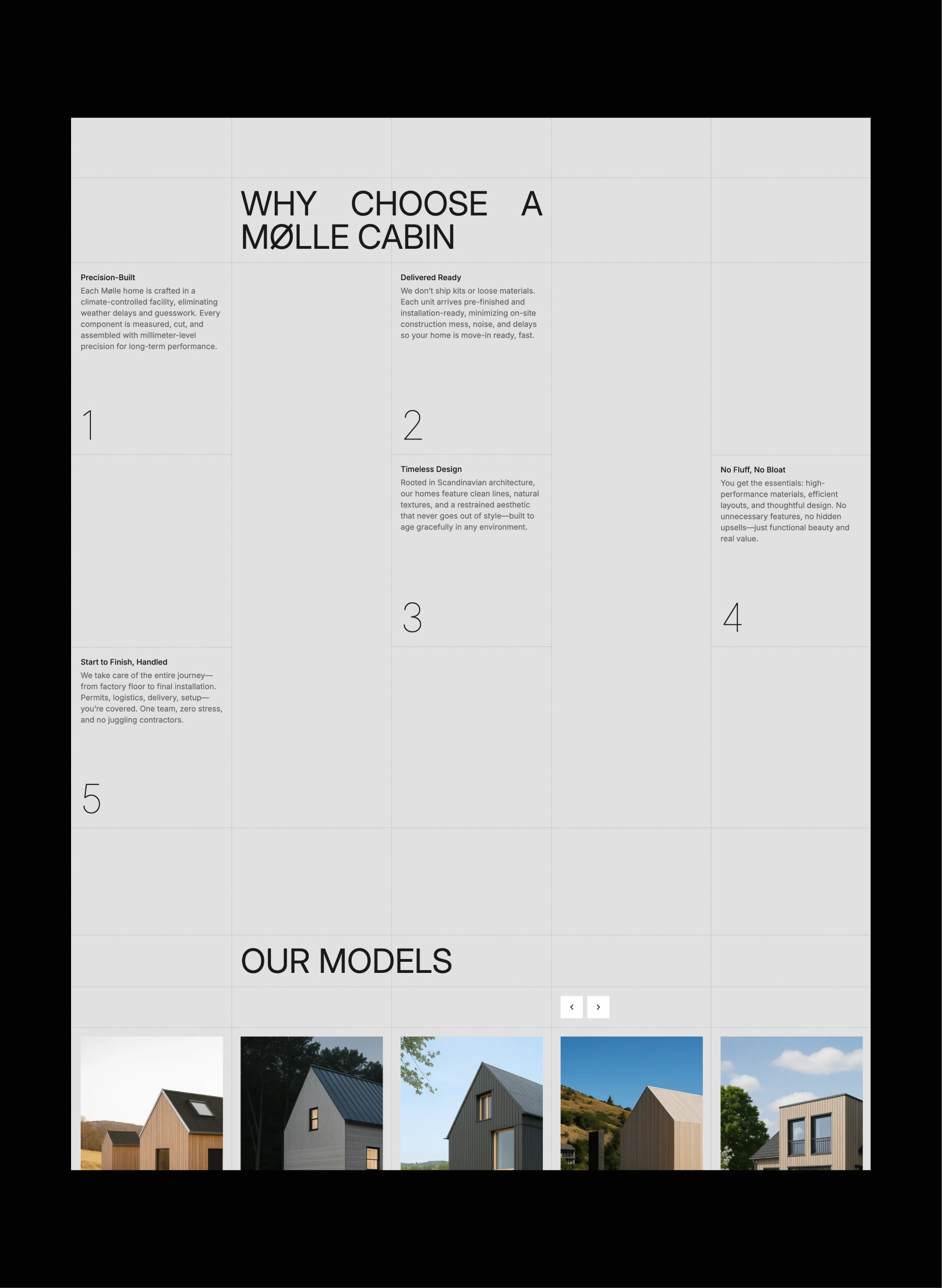 Mølle process page layout