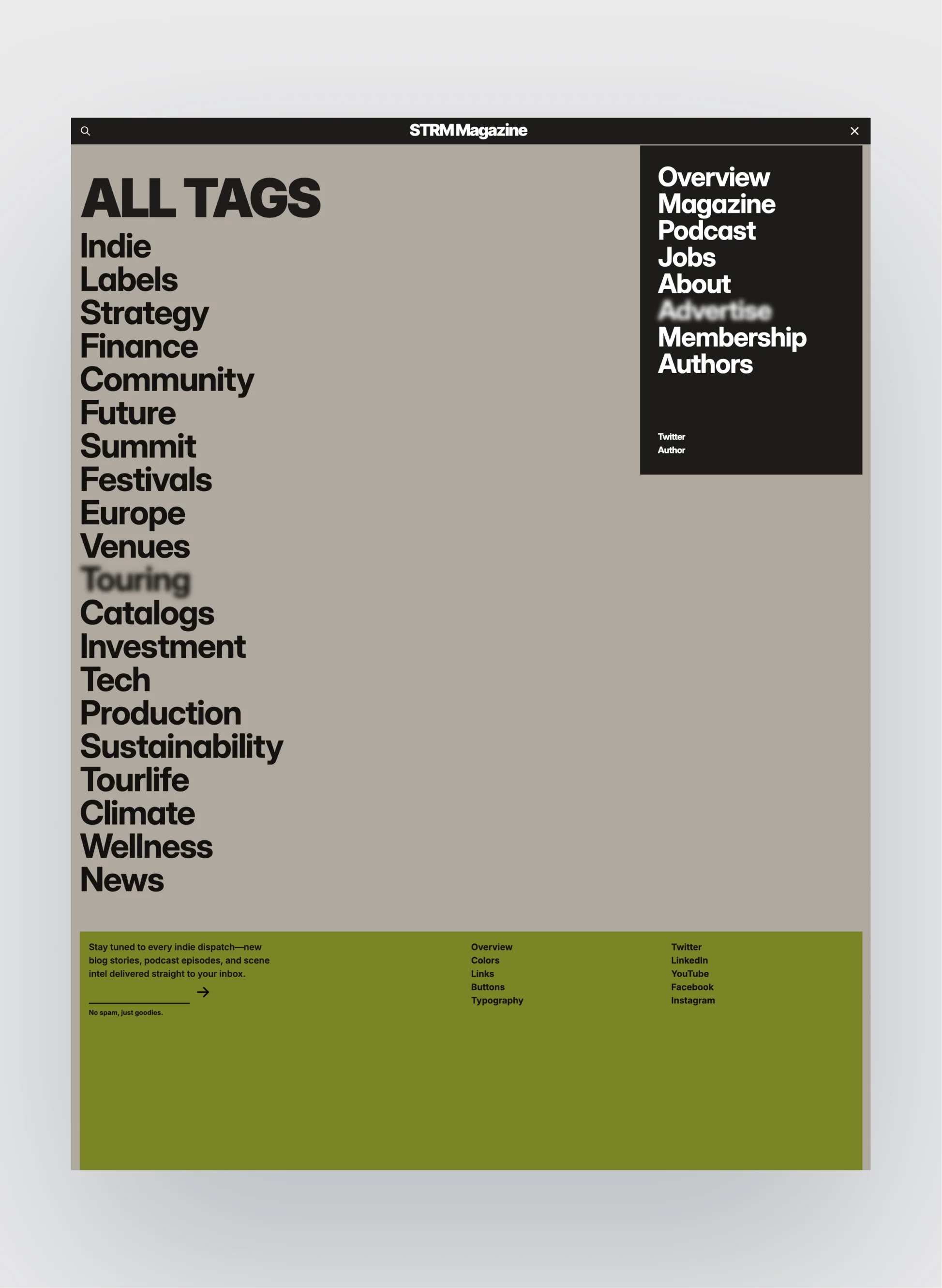 Streamer episode listing