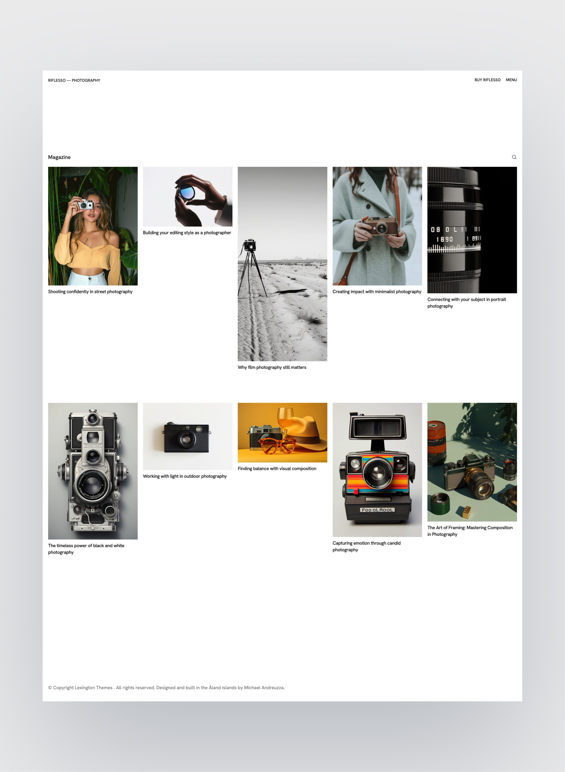 Riflesso team layout