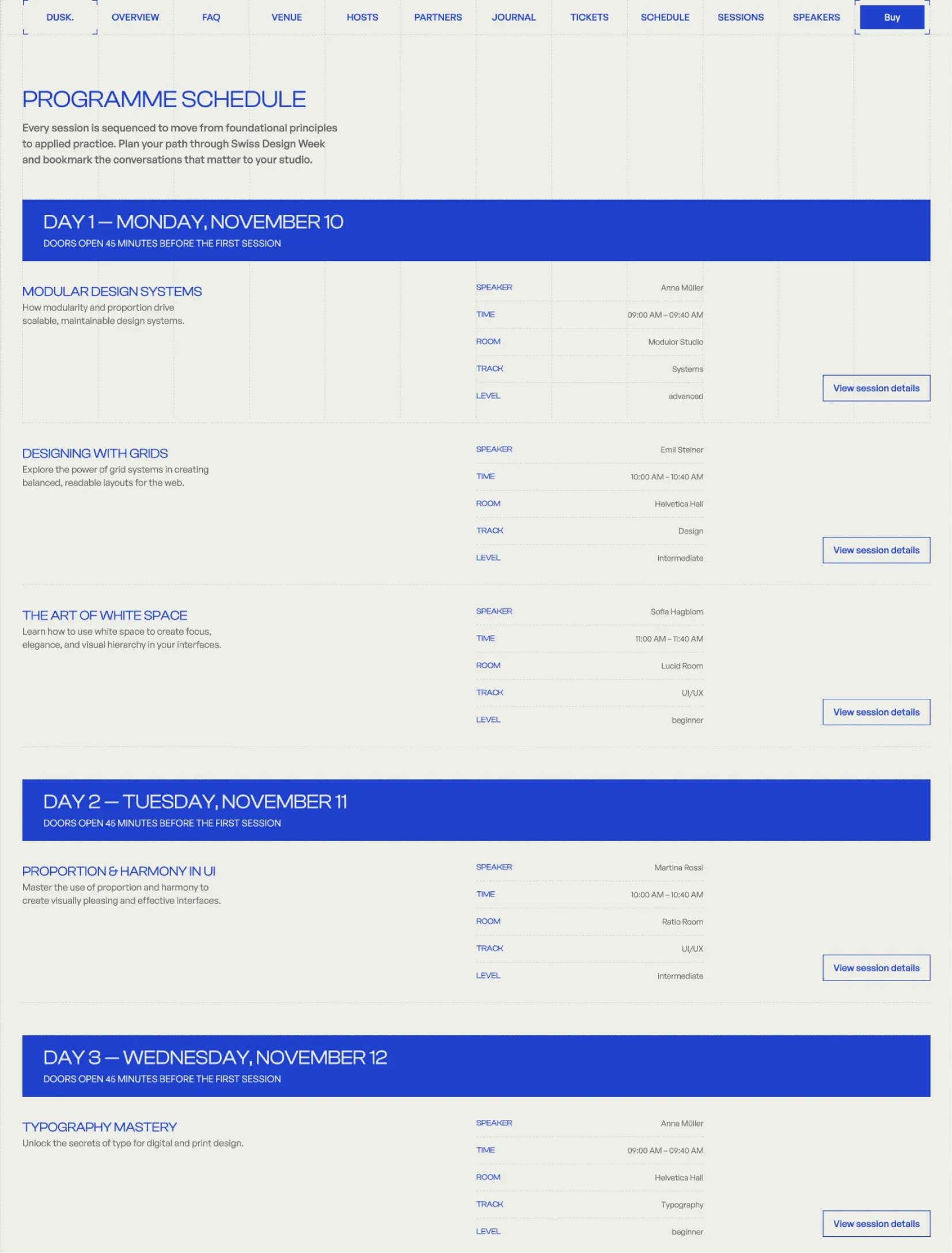 Dusk contact and registration flow
