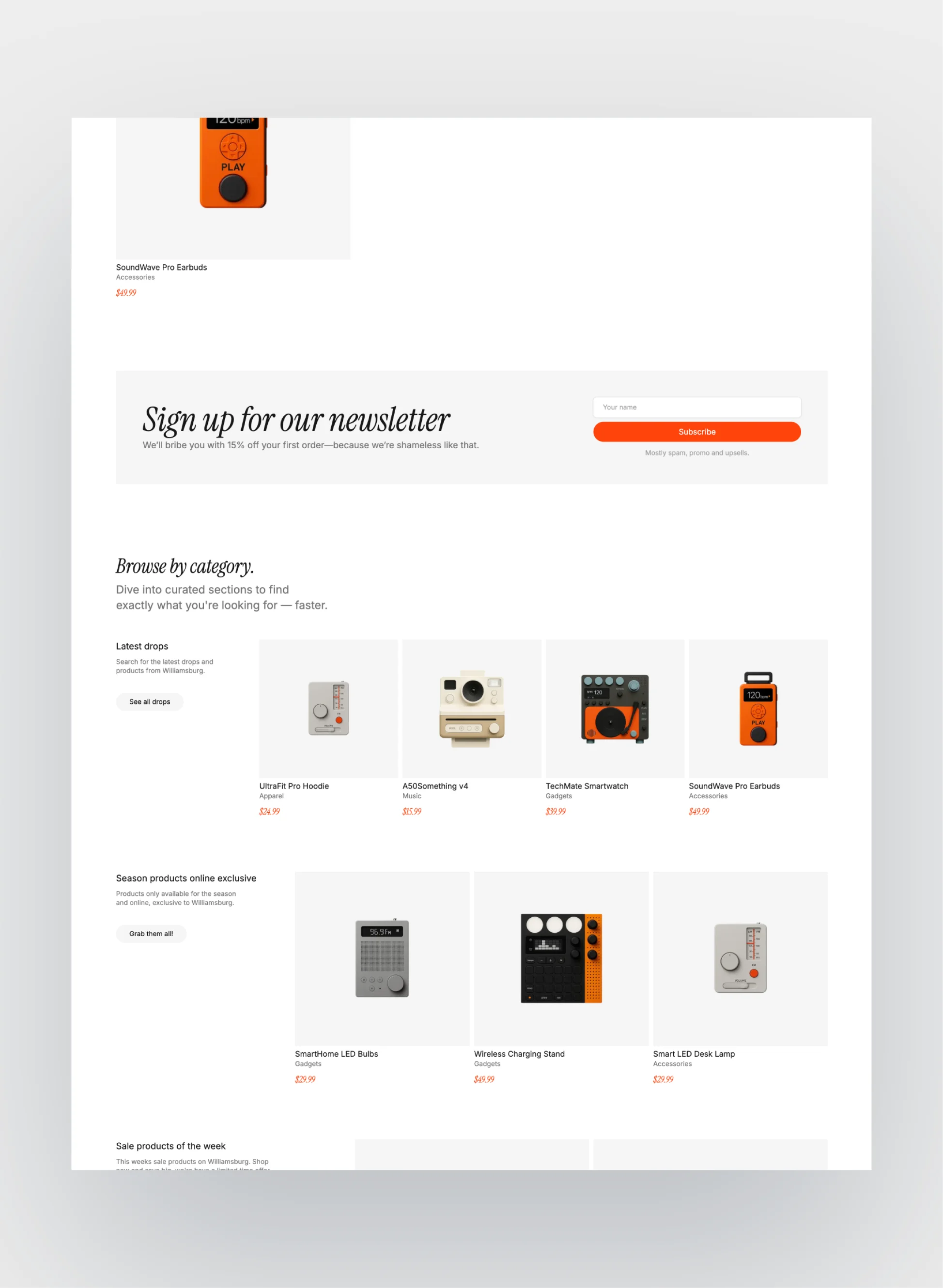 Williamsburg membership page