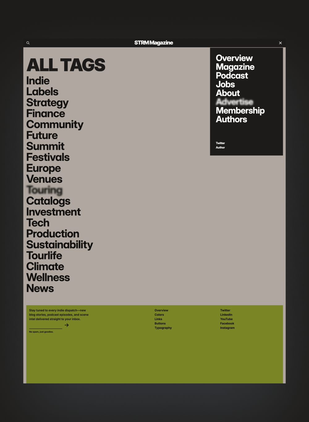 Streamer episode listing