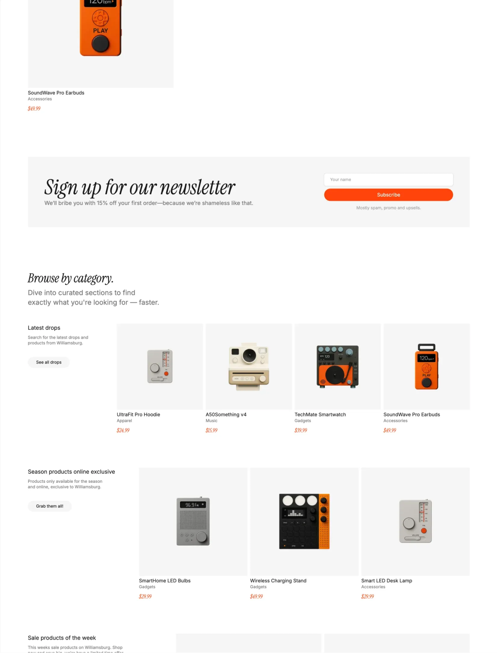 Williamsburg membership page