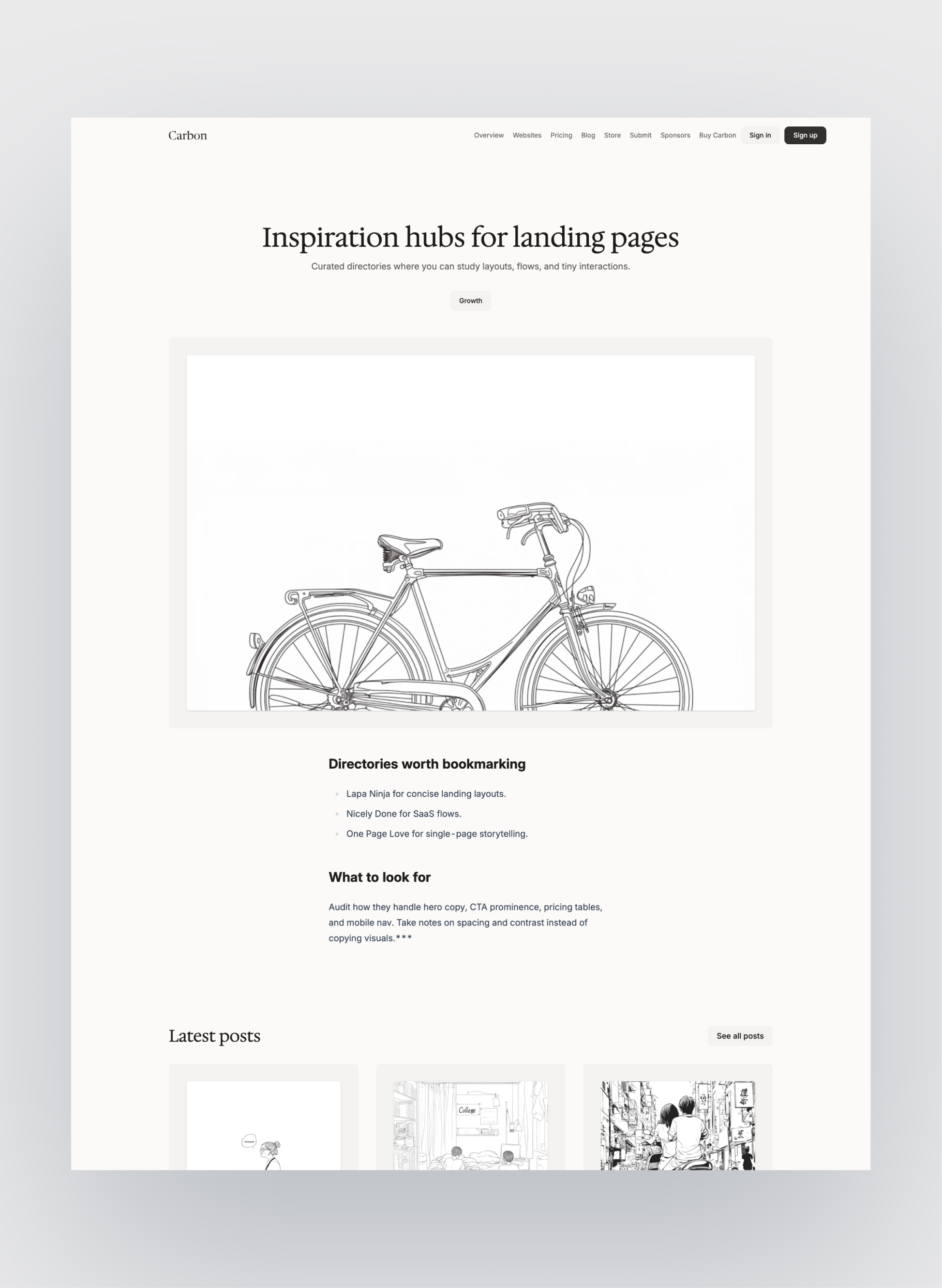 Carbon submission modal interface