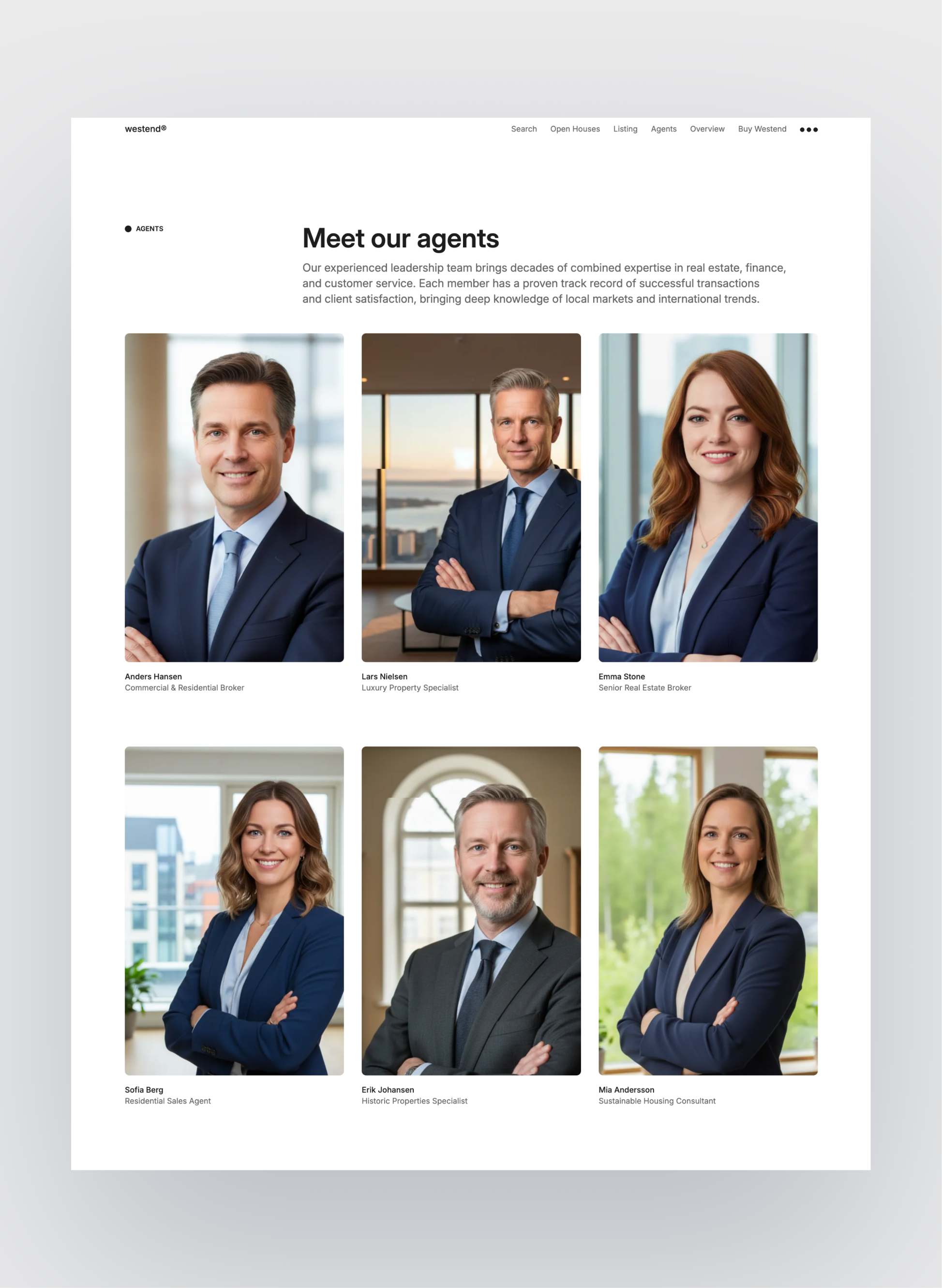 Westend neighborhood page