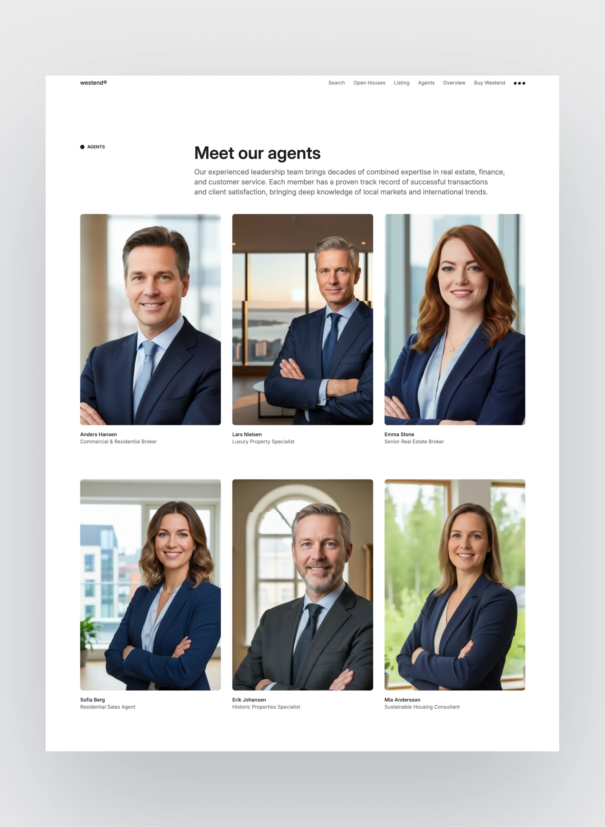 Westend neighborhood page