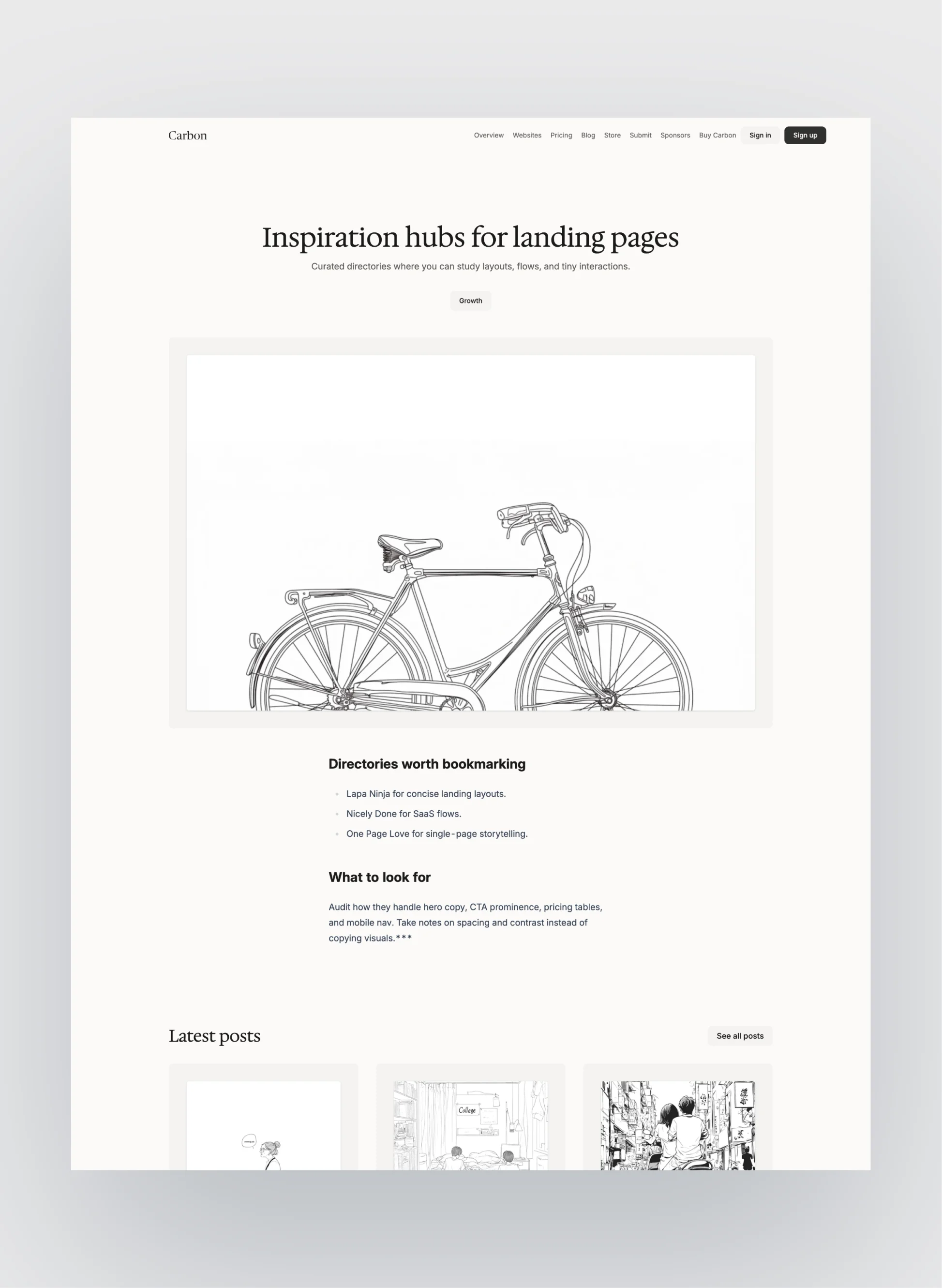 Carbon submission modal interface