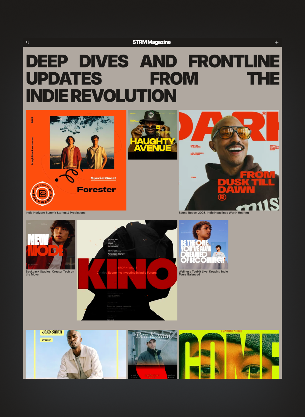 Streamer post layout