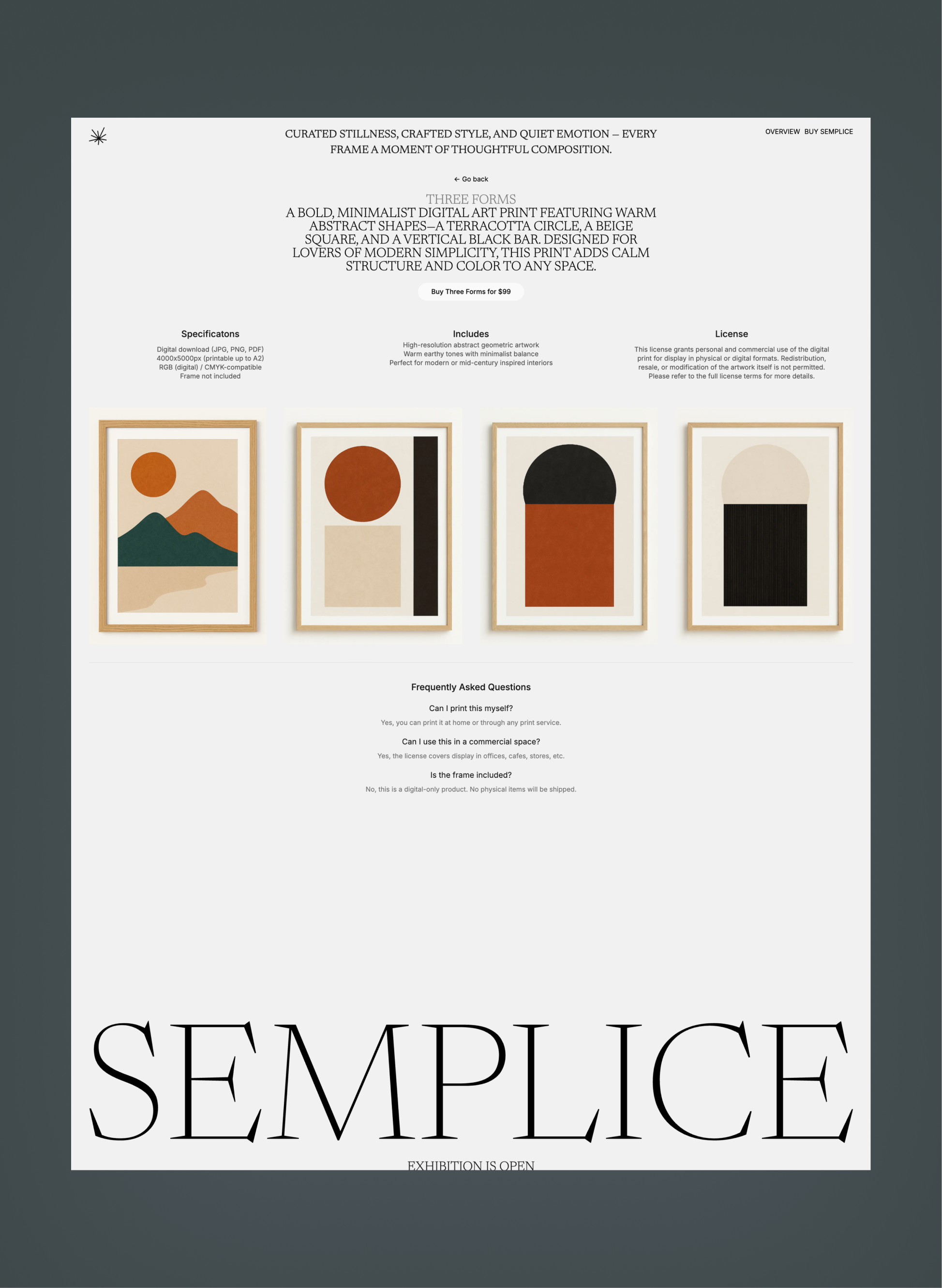 Semplice responsive view