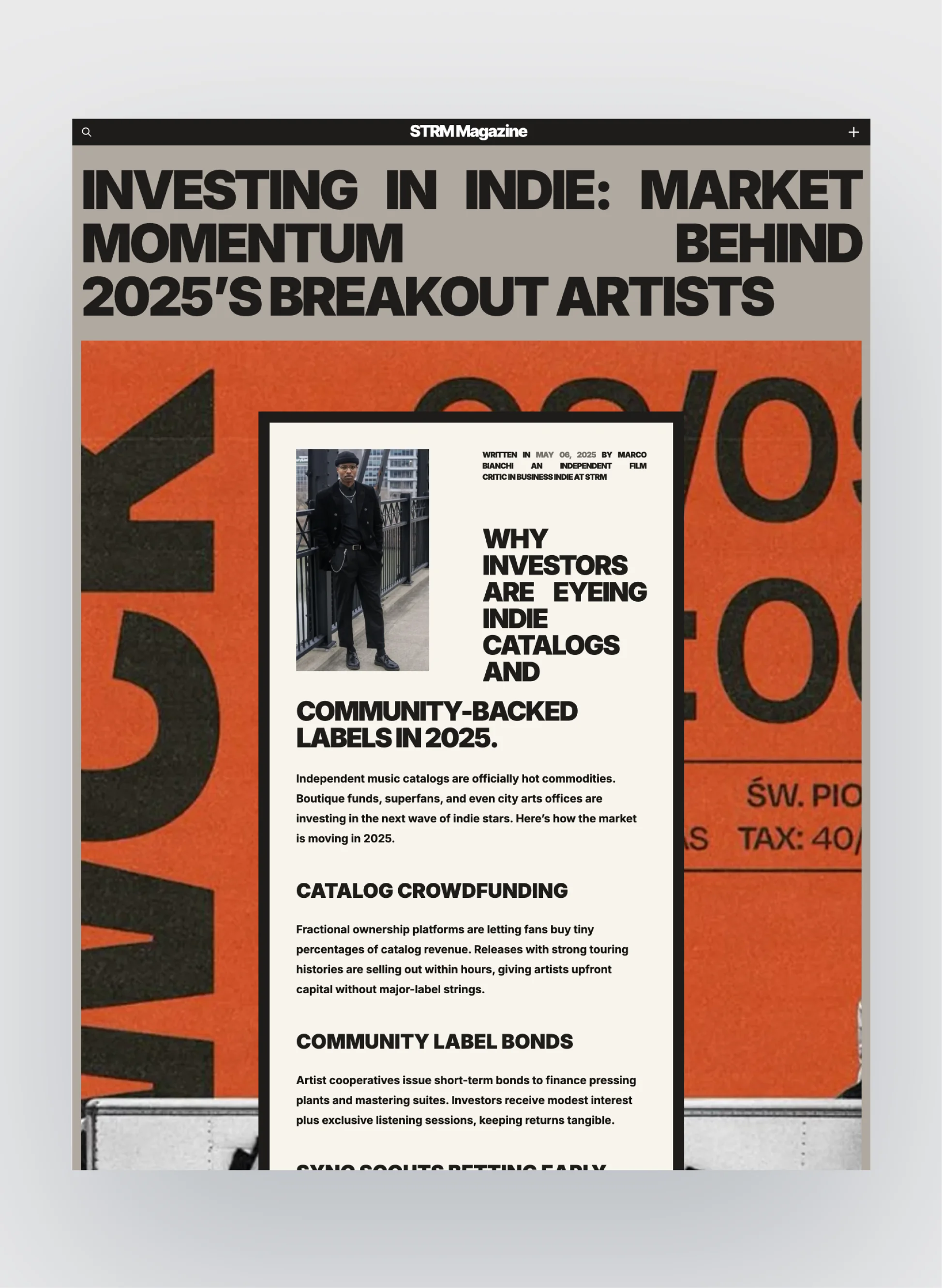 Streamer responsive view