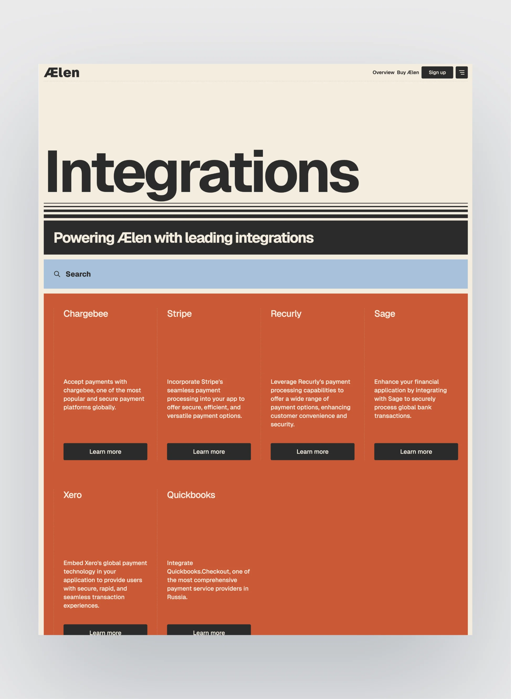 Ælen SaaS signup and onboarding flow