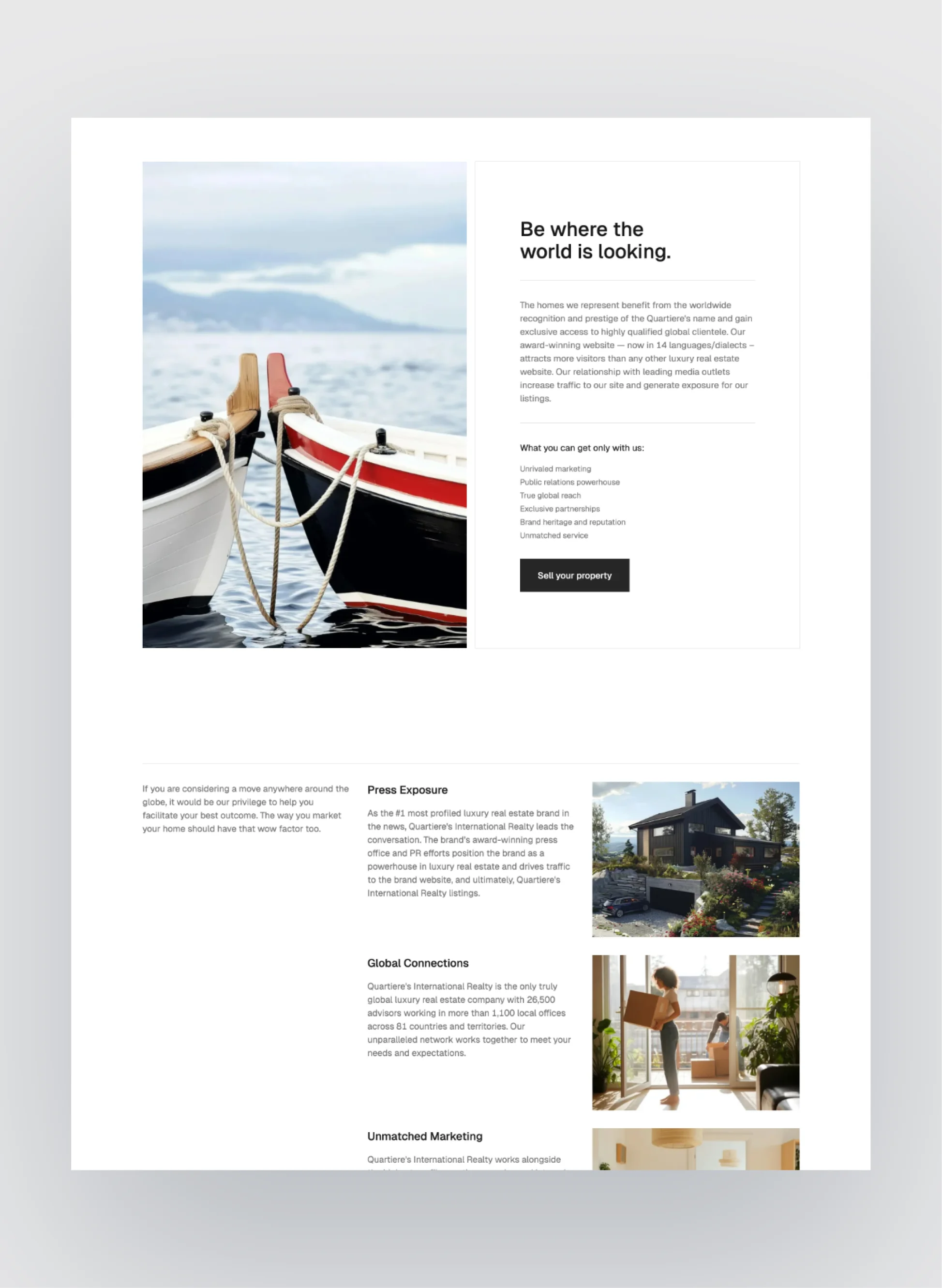 Quartiere blog page preview