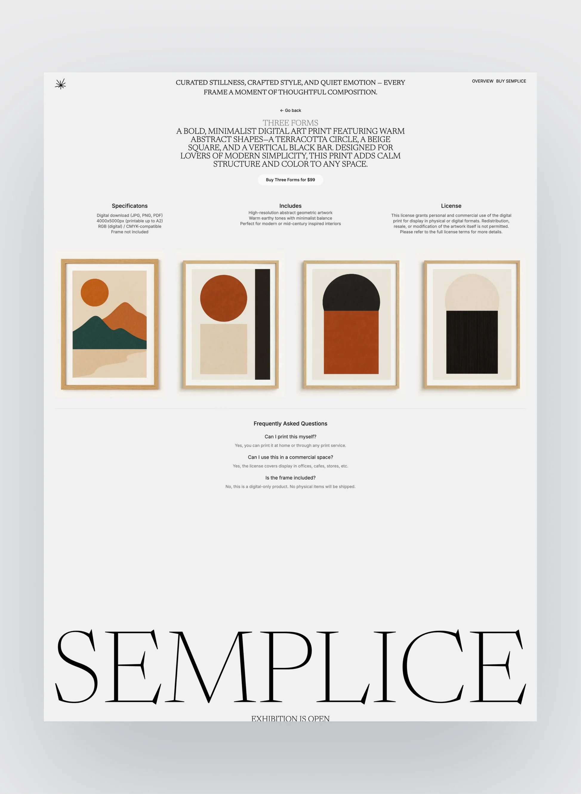 Semplice responsive view