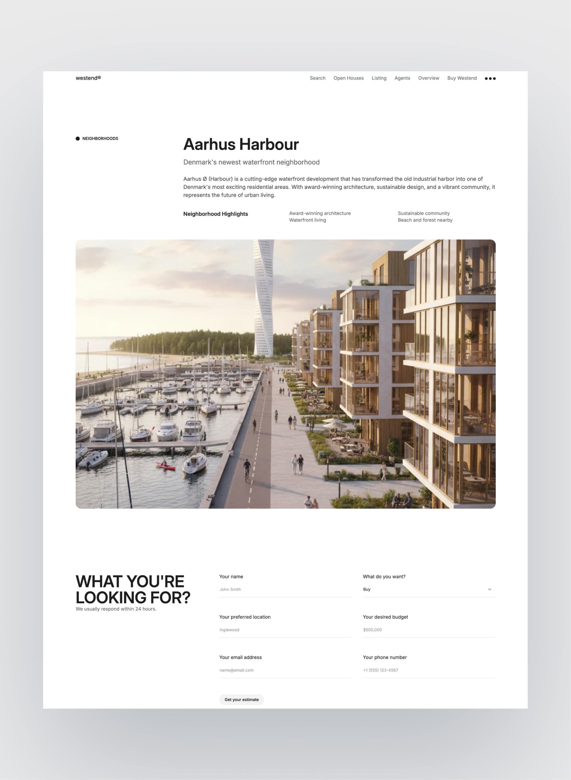 Westend services layout