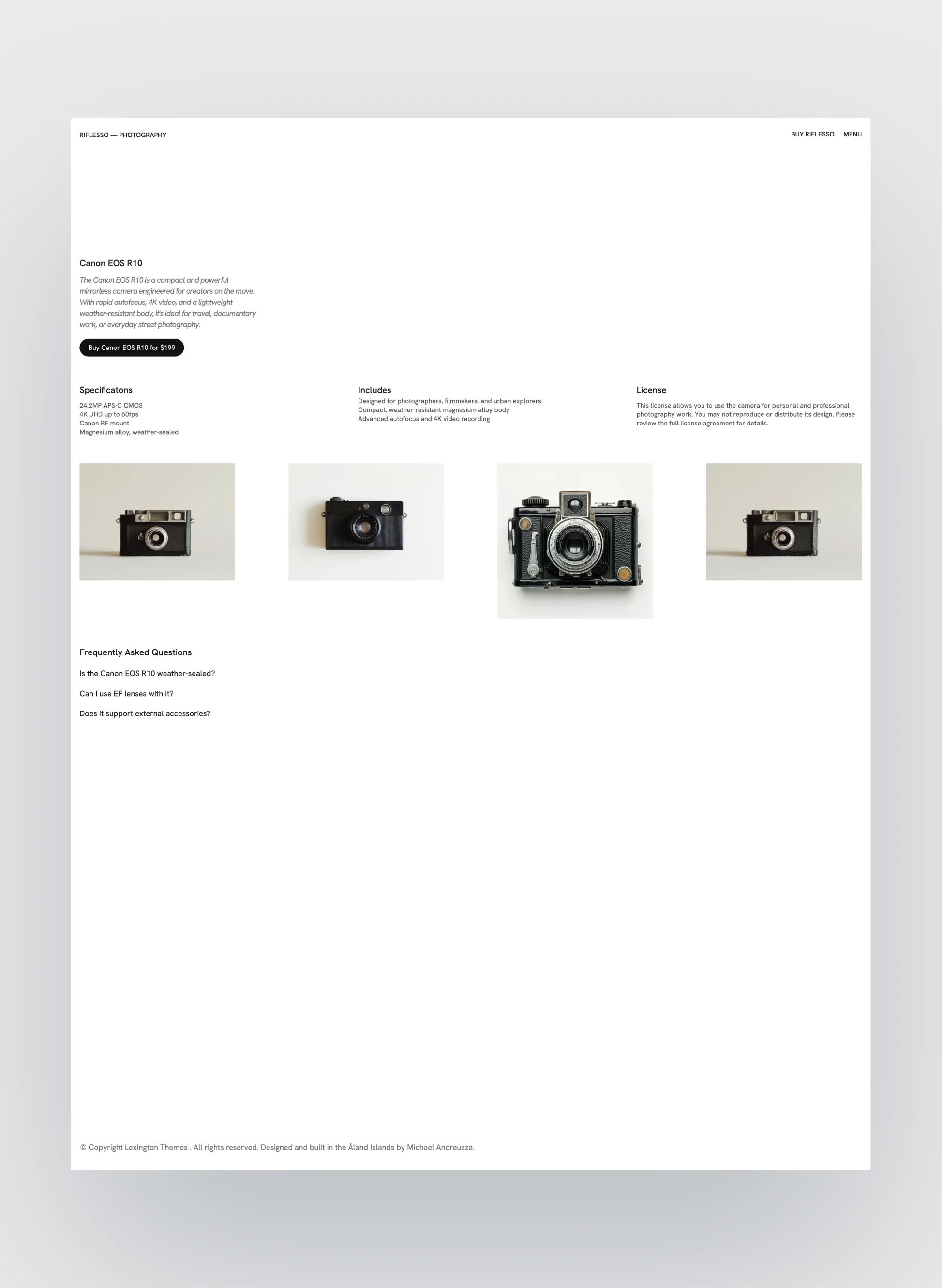 Riflesso page preview