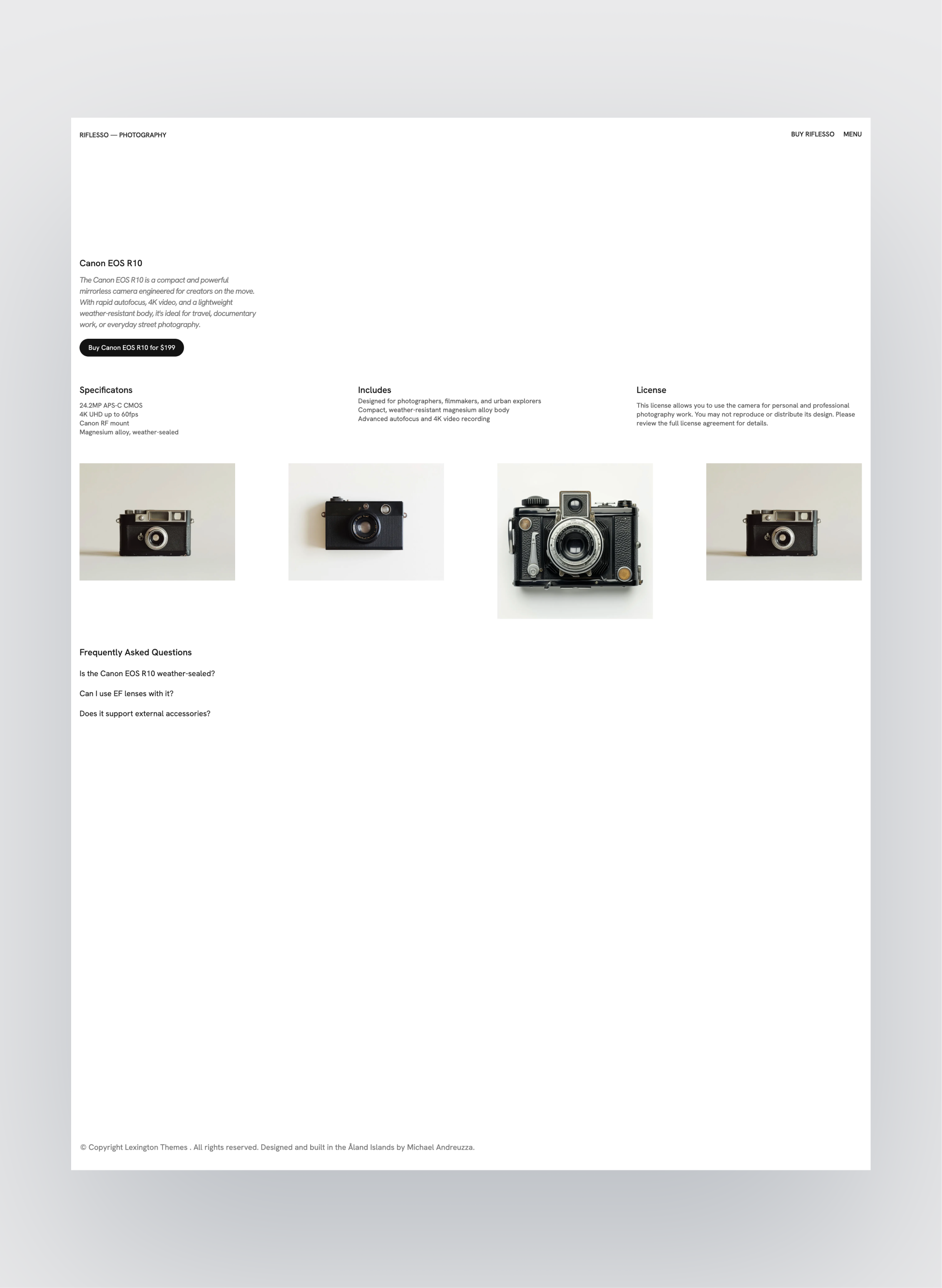 Riflesso page preview