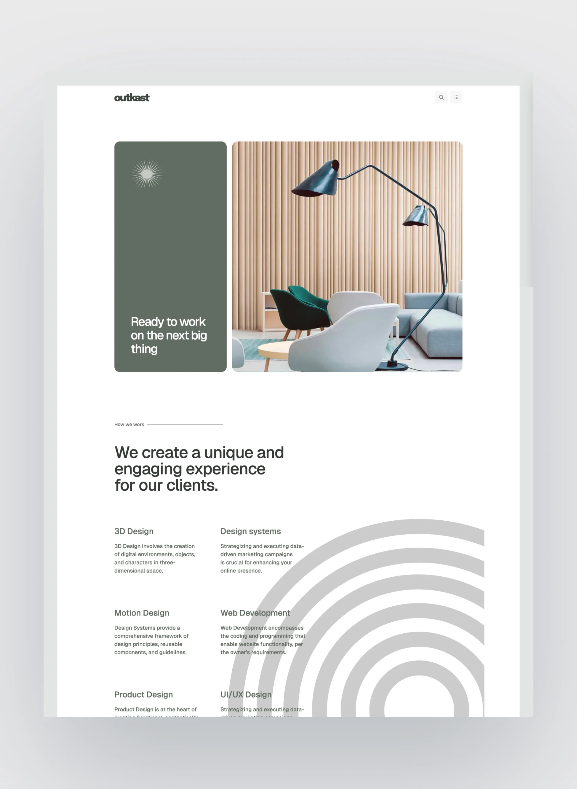 Outkast case study layout