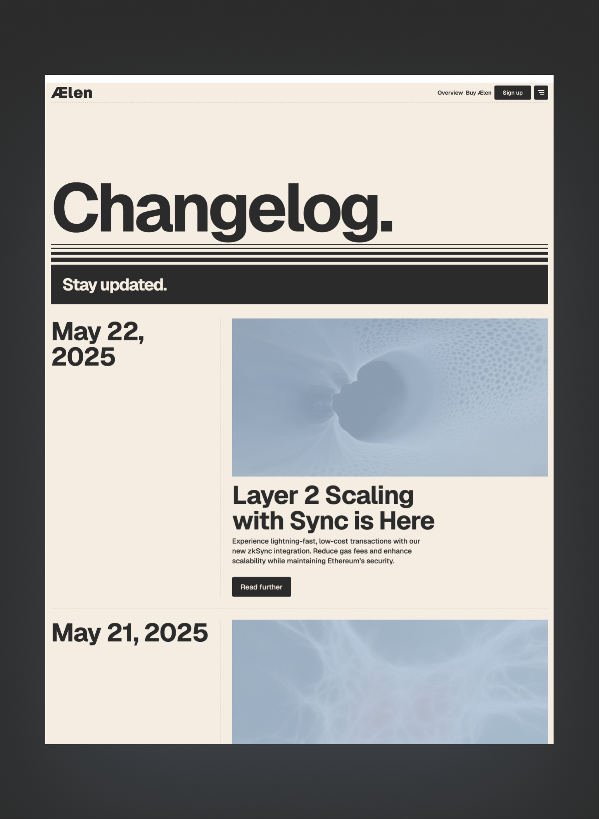 Ælen SaaS responsive mobile-friendly design