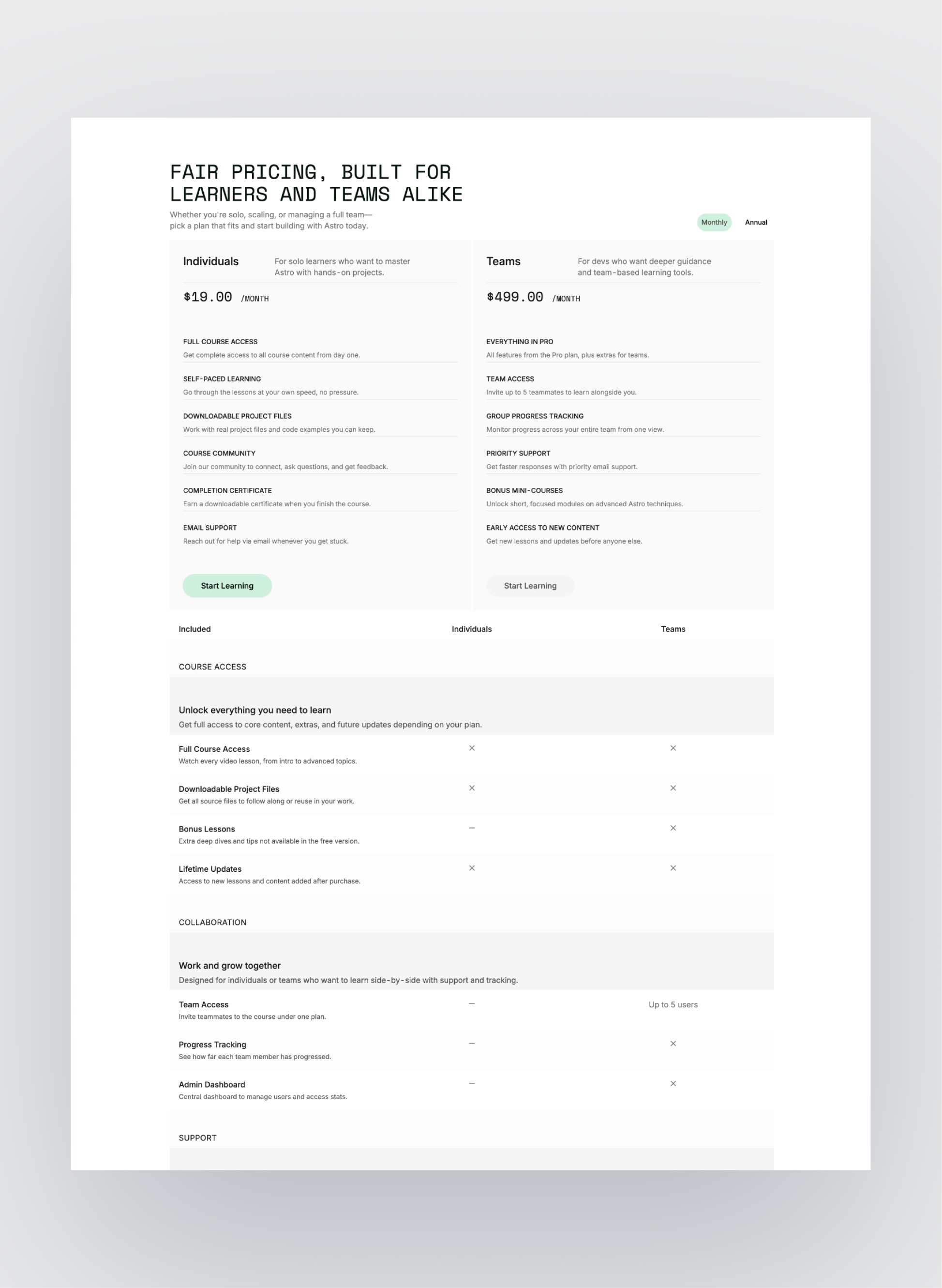 Enlightr page preview