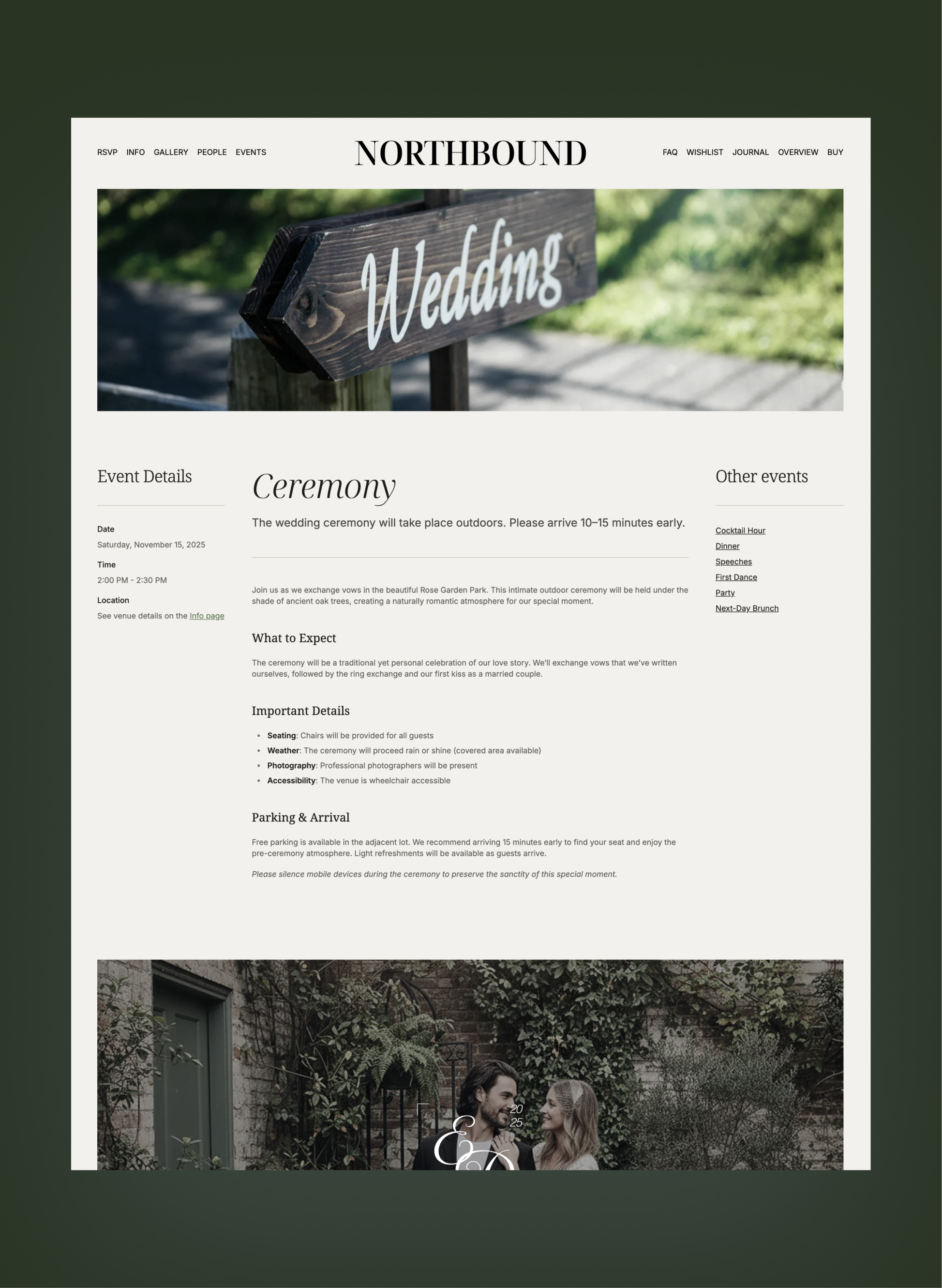 Northbound page preview