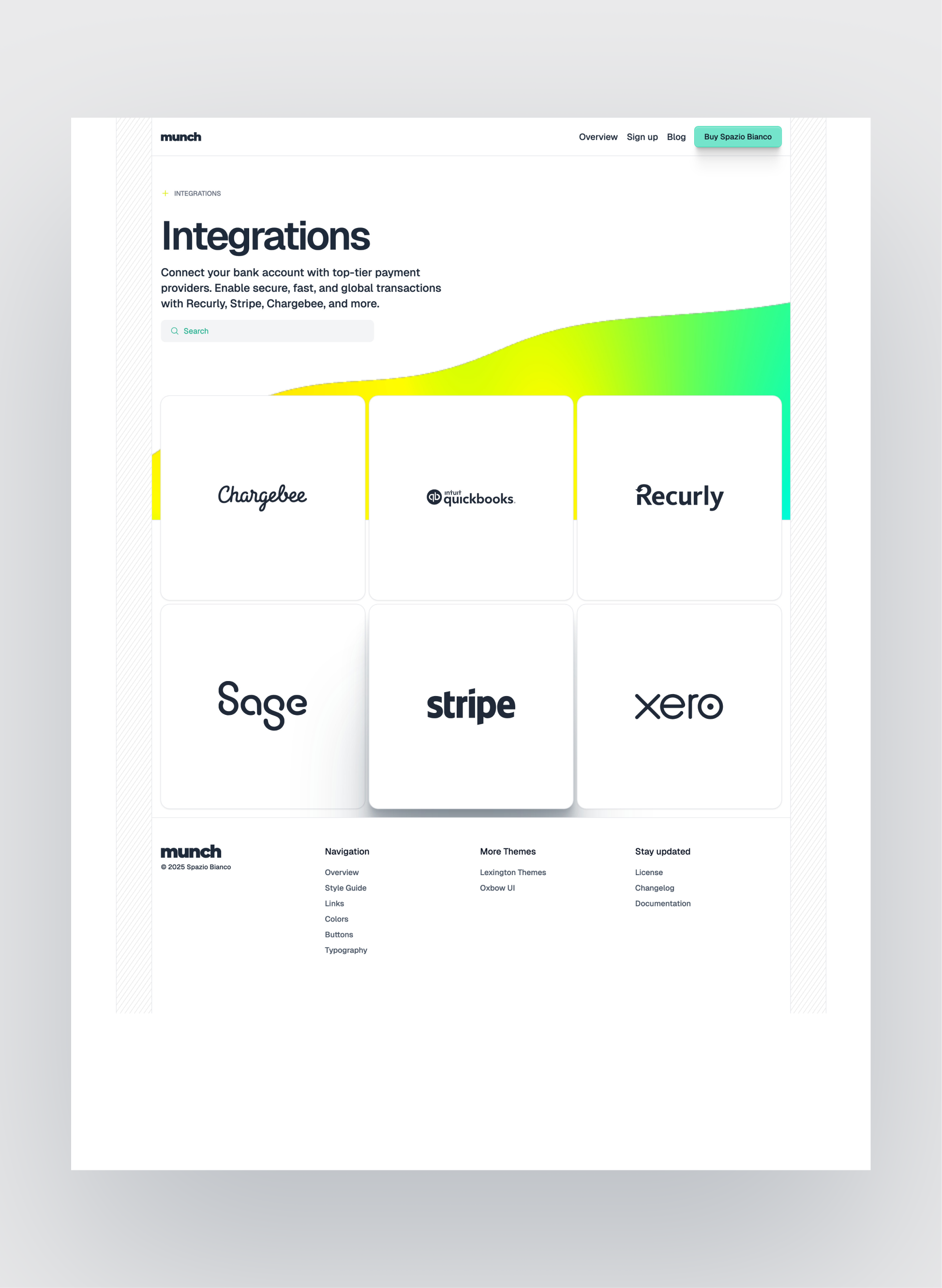 Spazio Bianco page preview