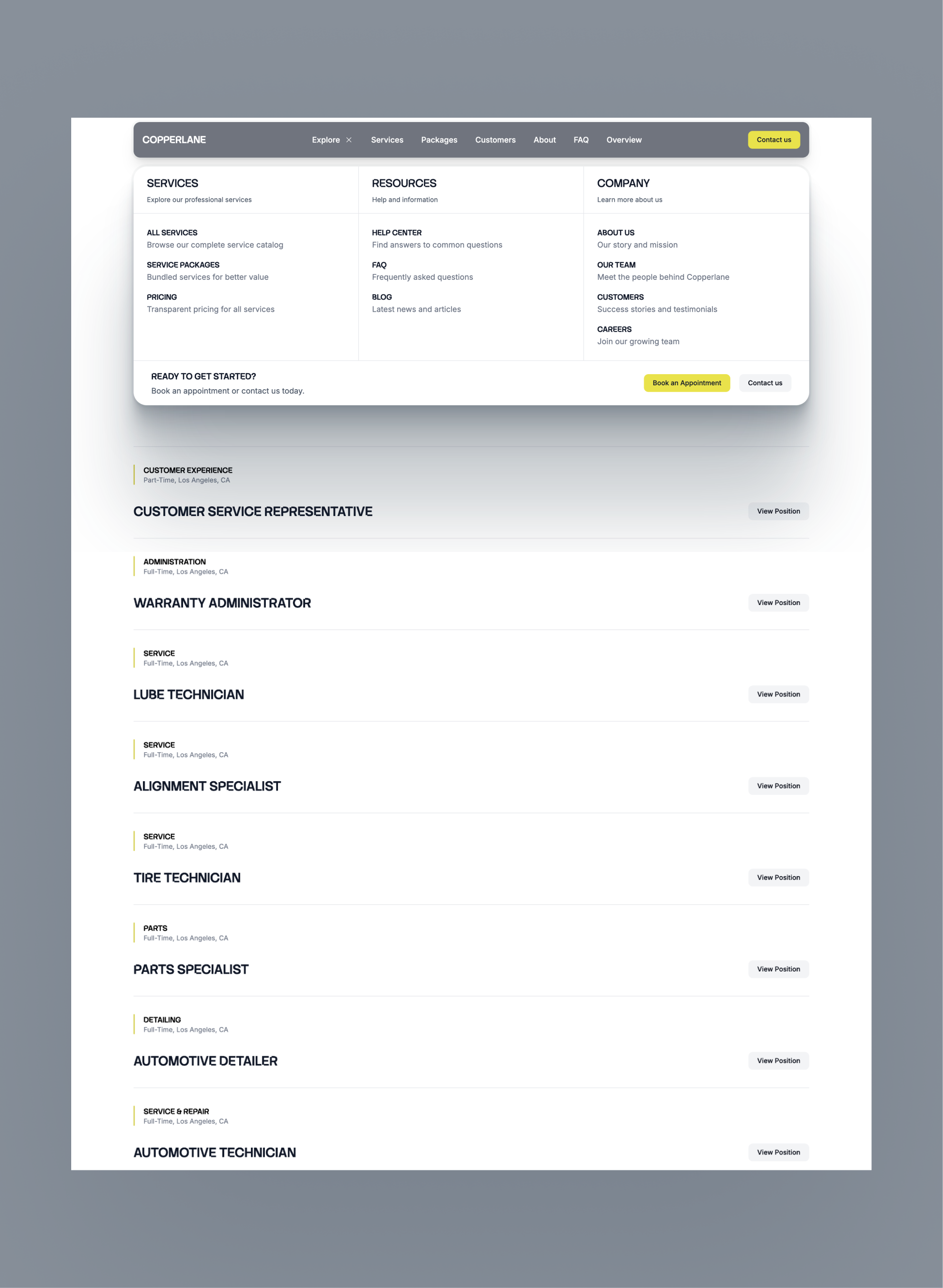 Copperlane page preview