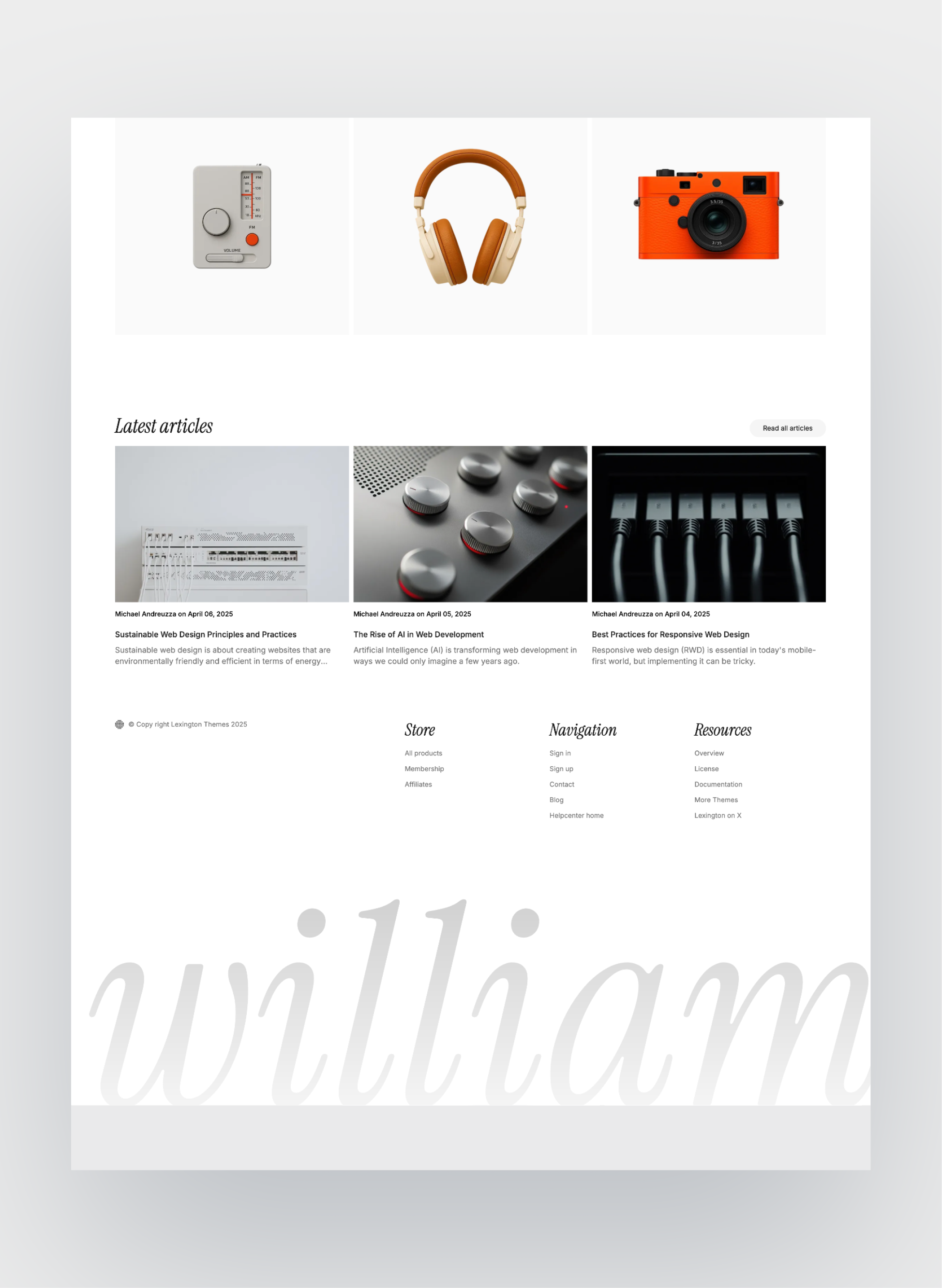 Williamsburg dark mode variant