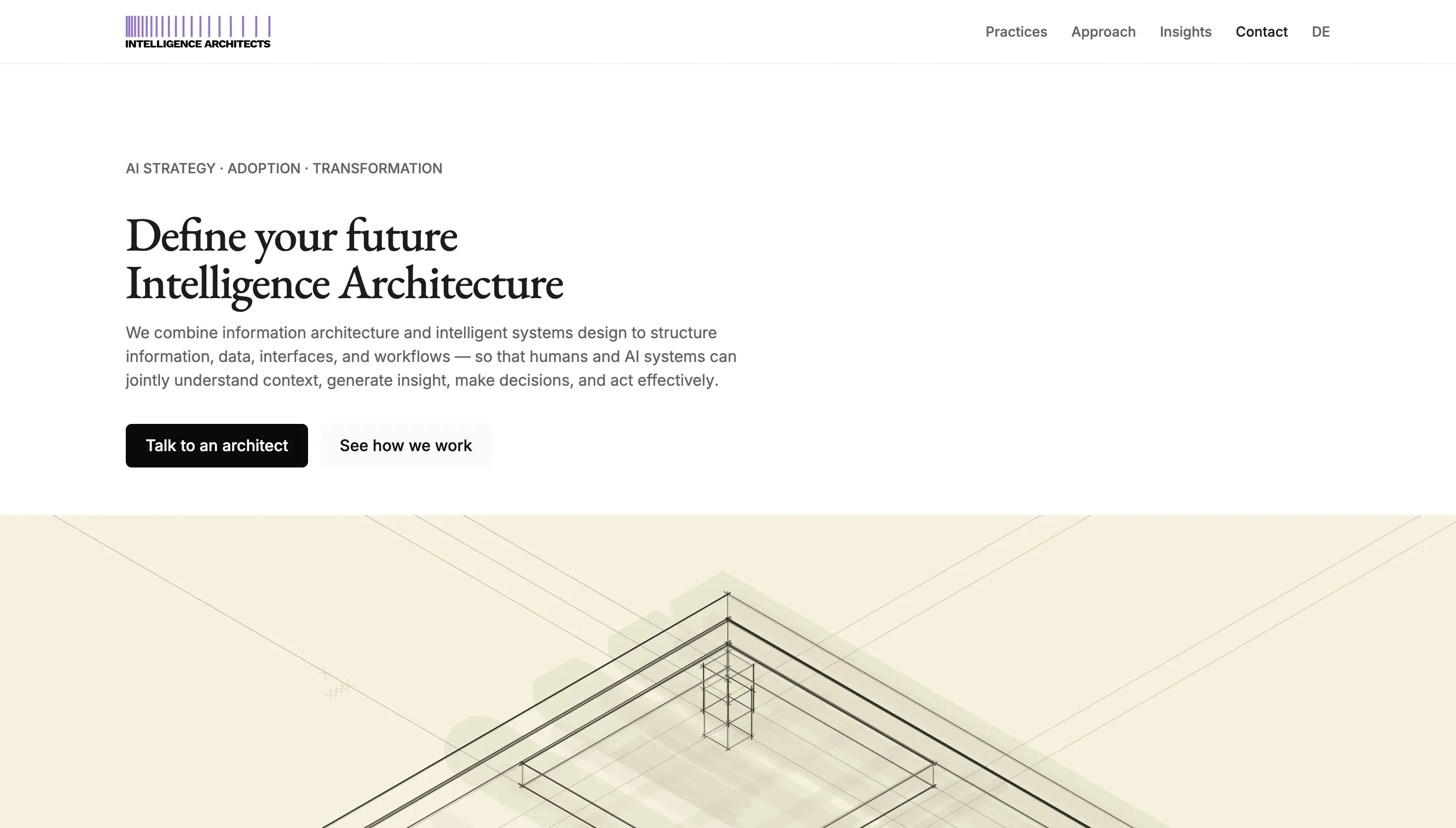 Intelligence Architects website preview