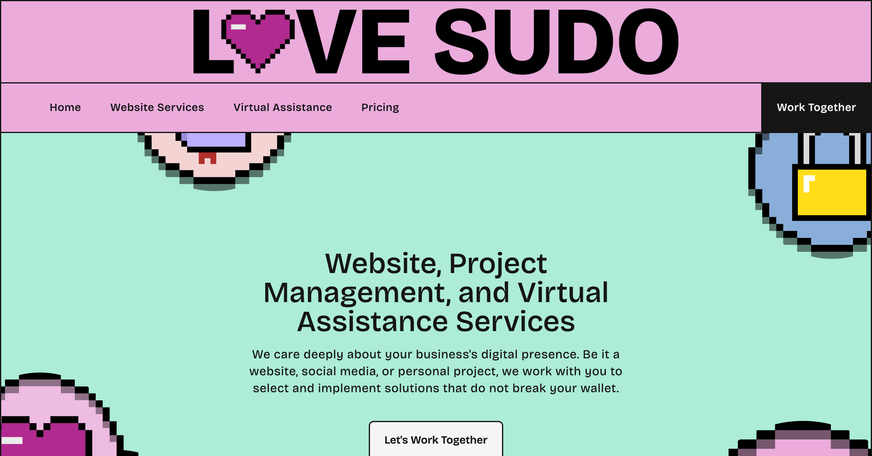 Love Sudo website preview