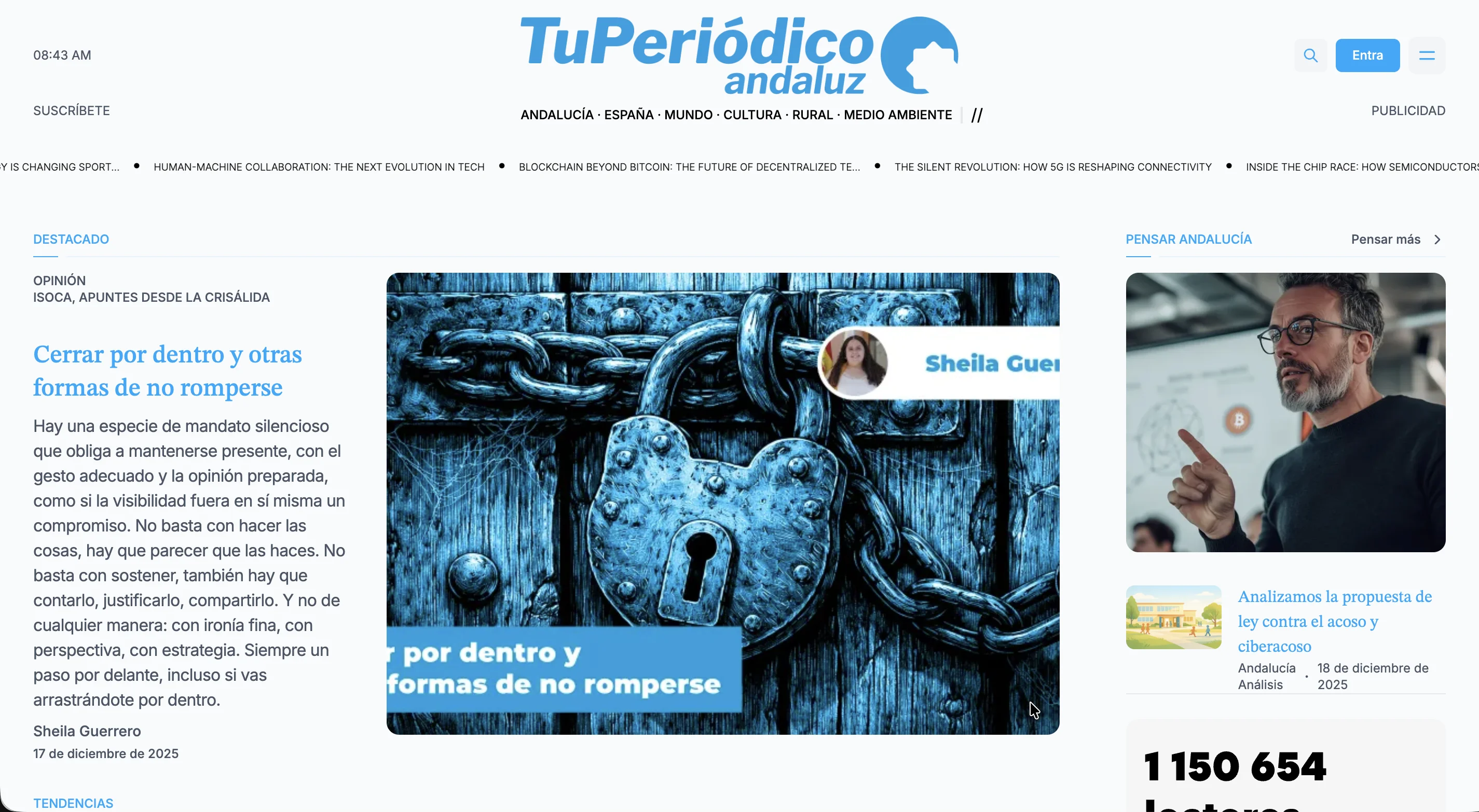 Tu Periódico website preview